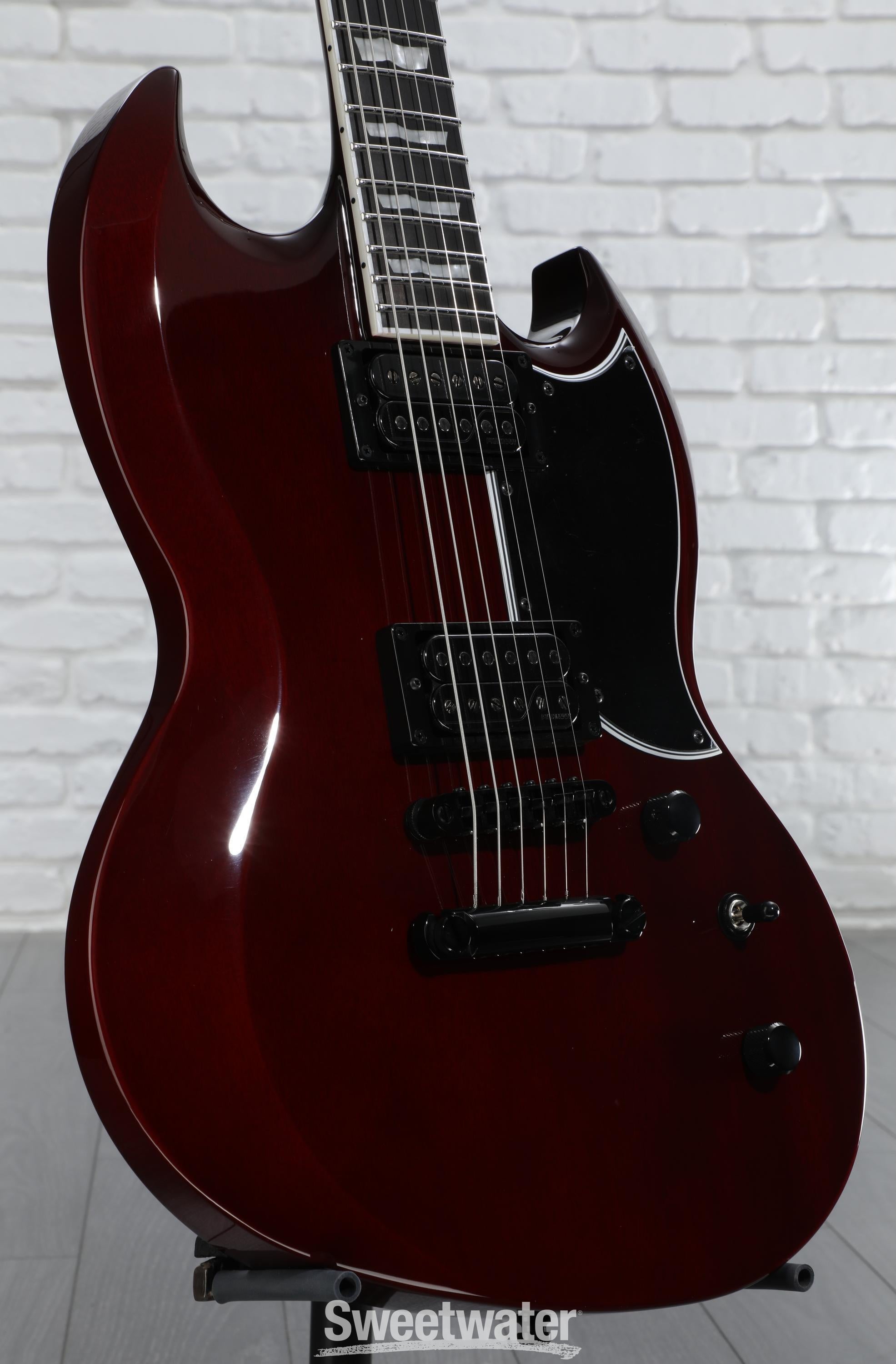 ESP E-II Viper Electric Guitar - See-thru Black Cherry