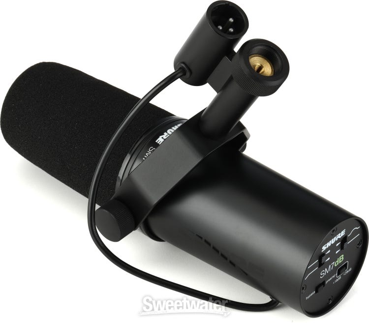 Shure SM7dB – Dynamic Vocal Microphone With Built-in Preamp – Podcast  Engineering School