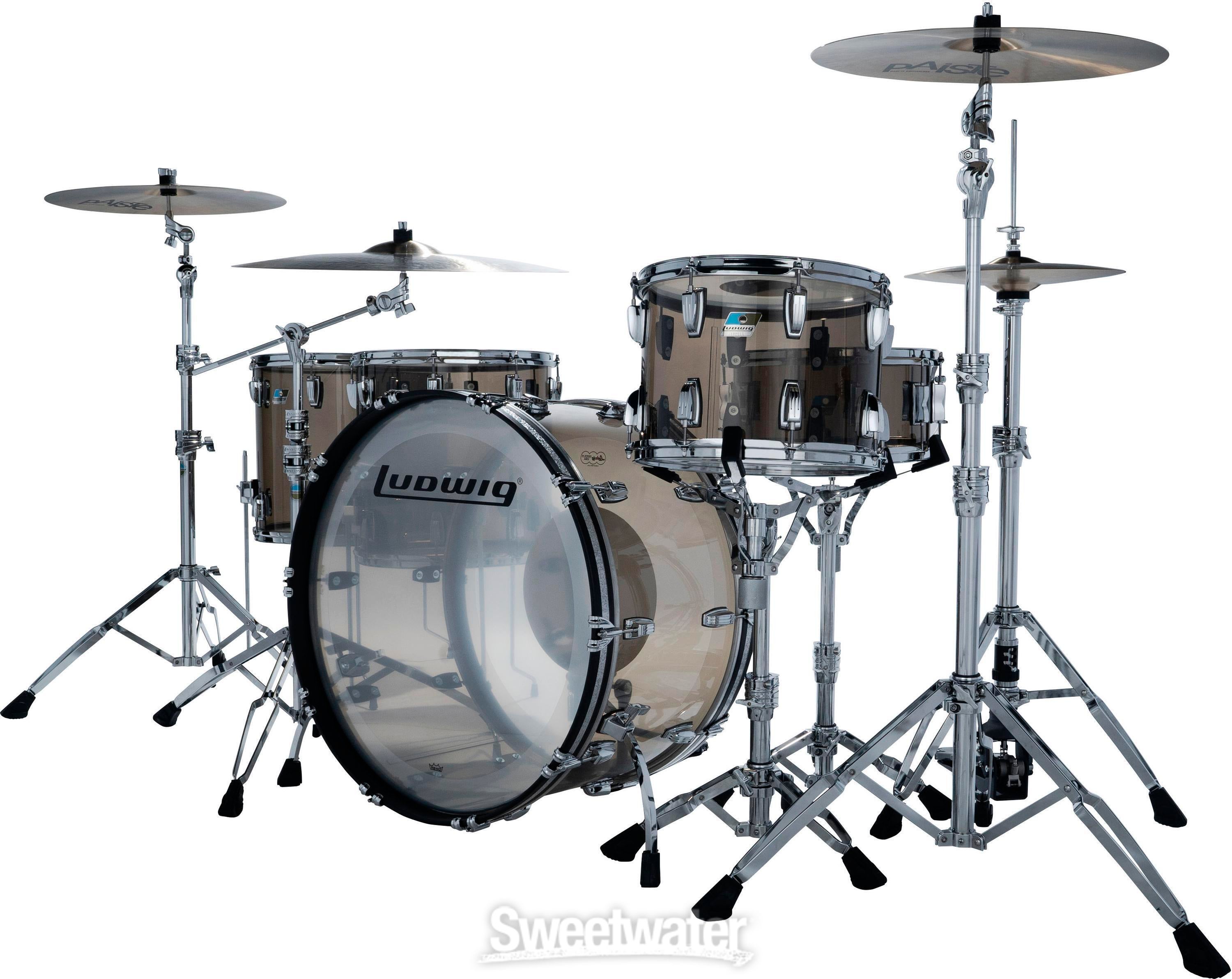 Ludwig Vistalite Zep 4-piece Shell Pack - Bronze | Sweetwater
