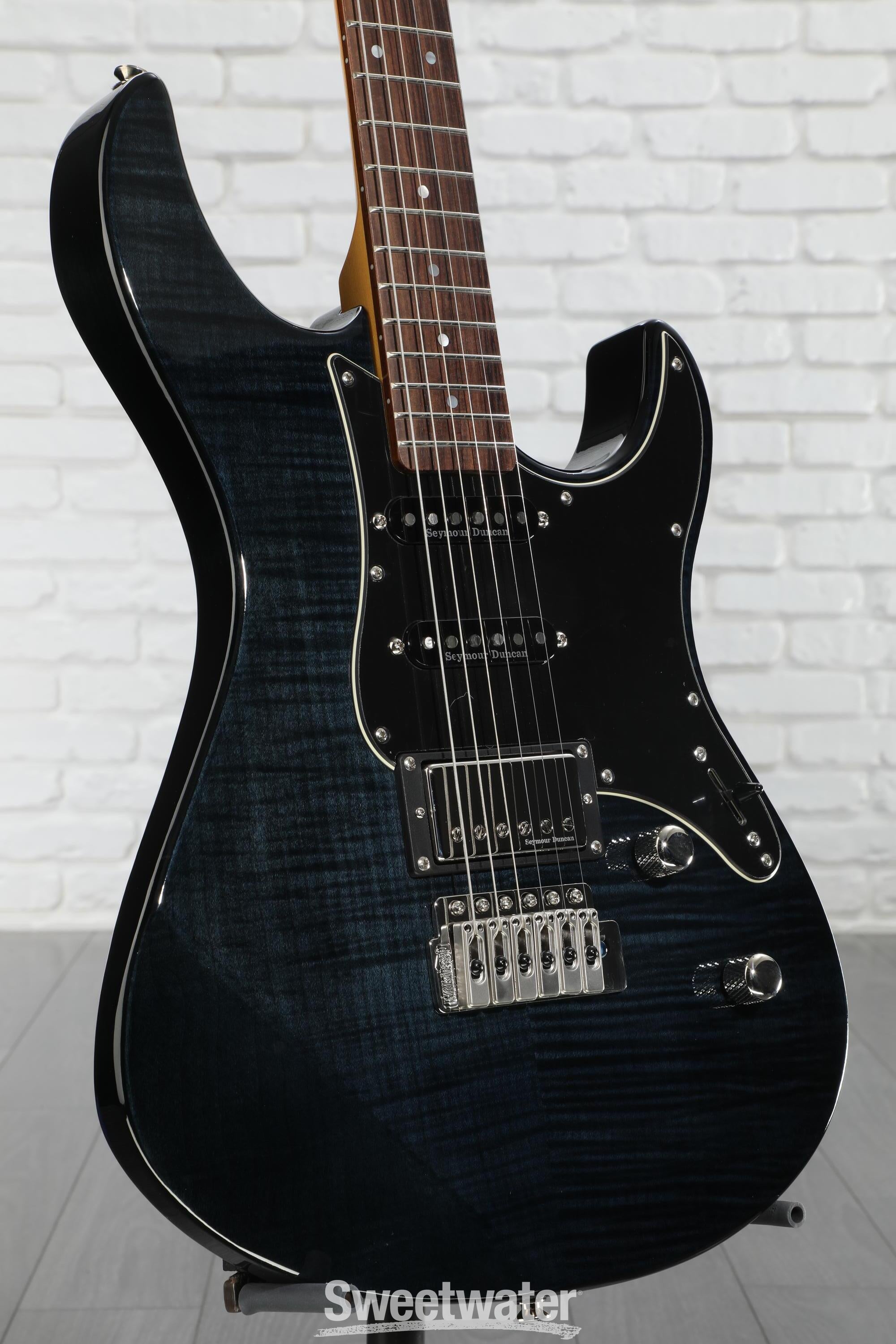 Yamaha PAC612VIIFM Pacifica Electric Guitar - Translucent Black