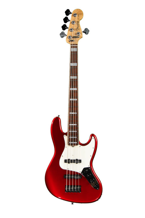 Fender Custom Shop Custom Classic Jazz Bass V Special - Candy Apple Red