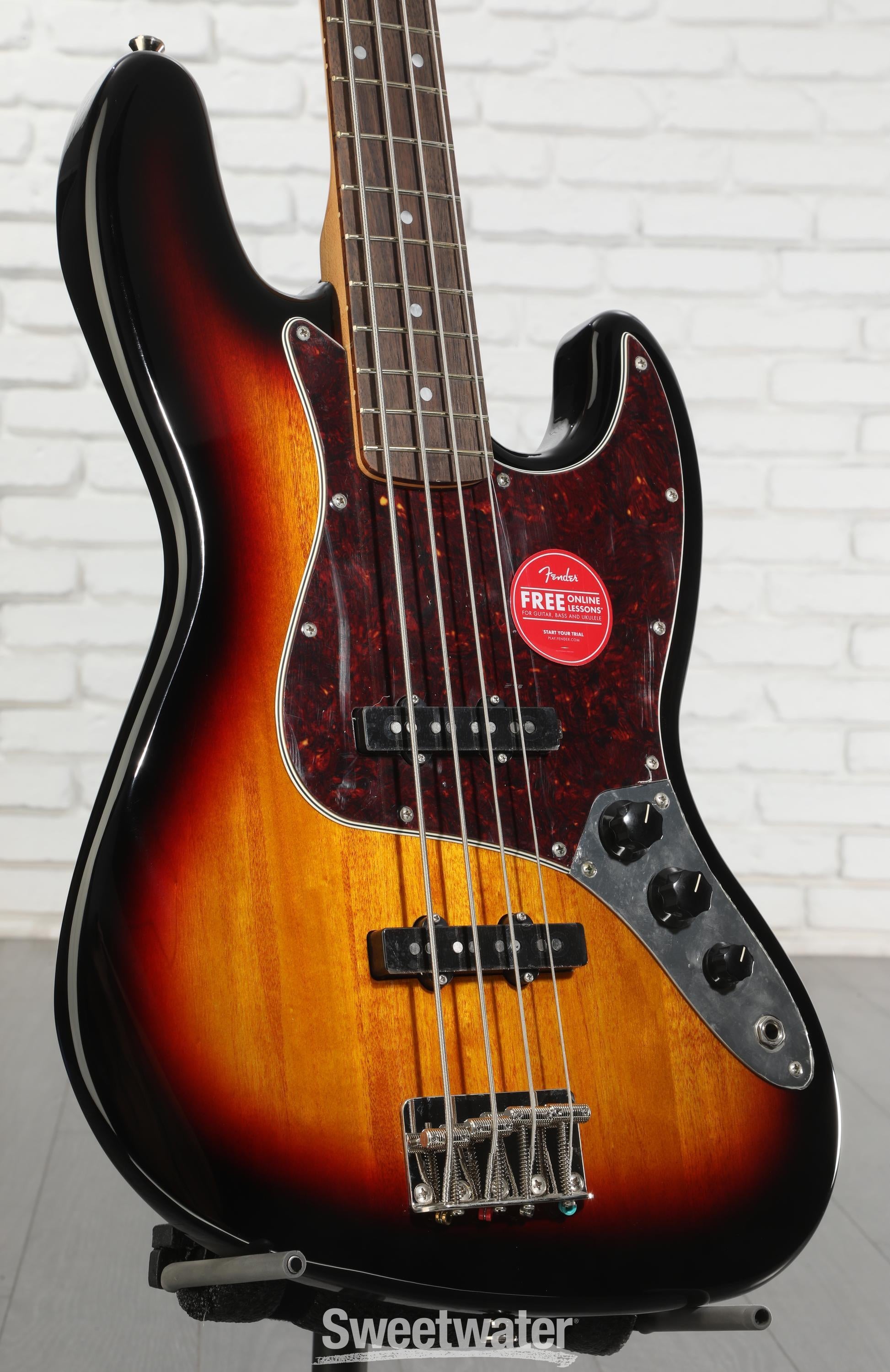 Squier Classic Vibe '60s Jazz Bass - 3-Tone Sunburst | Sweetwater