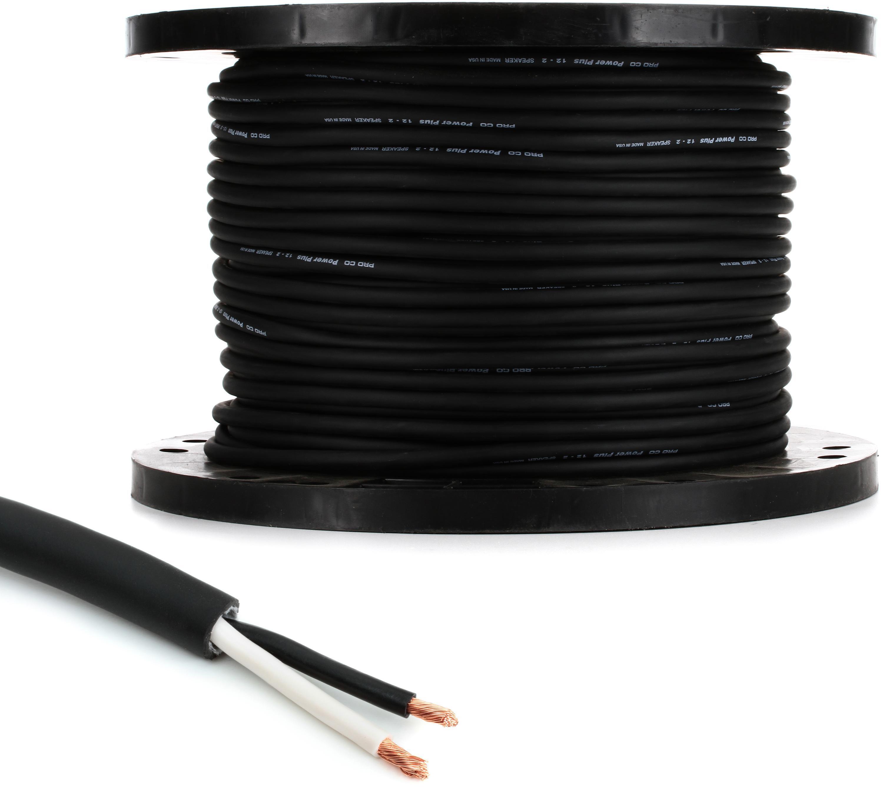 Pro Co CM-16/2.K Bulk Install Speaker Wire - Black 150 Foot