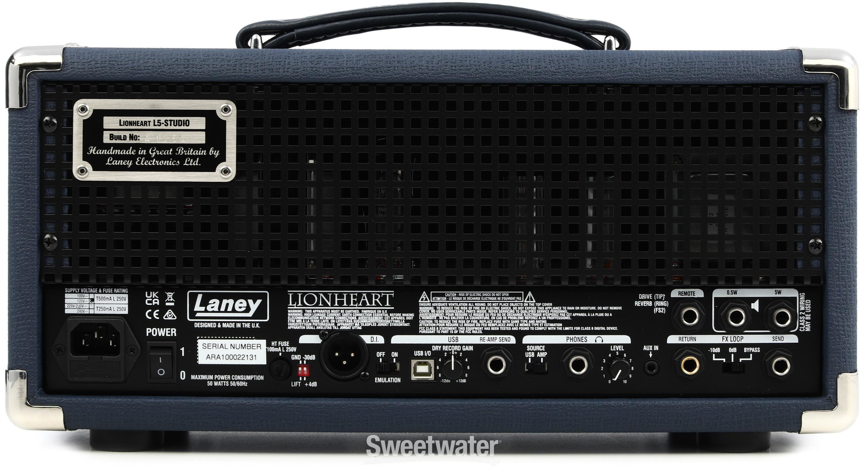 Laney Lionheart L5-Studio 5-watt Amplifier Head/USB Interface 