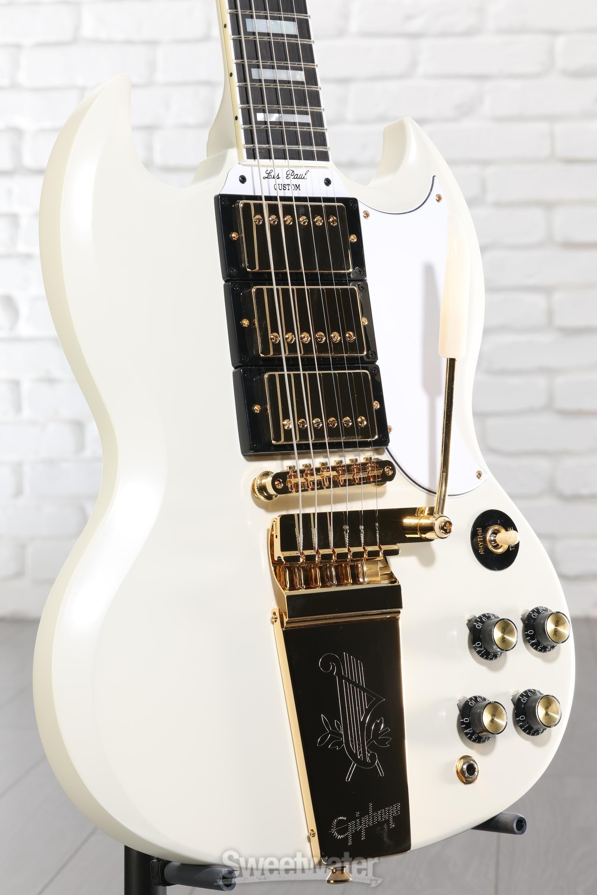 Epiphone 1963 SG Custom Electric Guitar - Classic White VOS