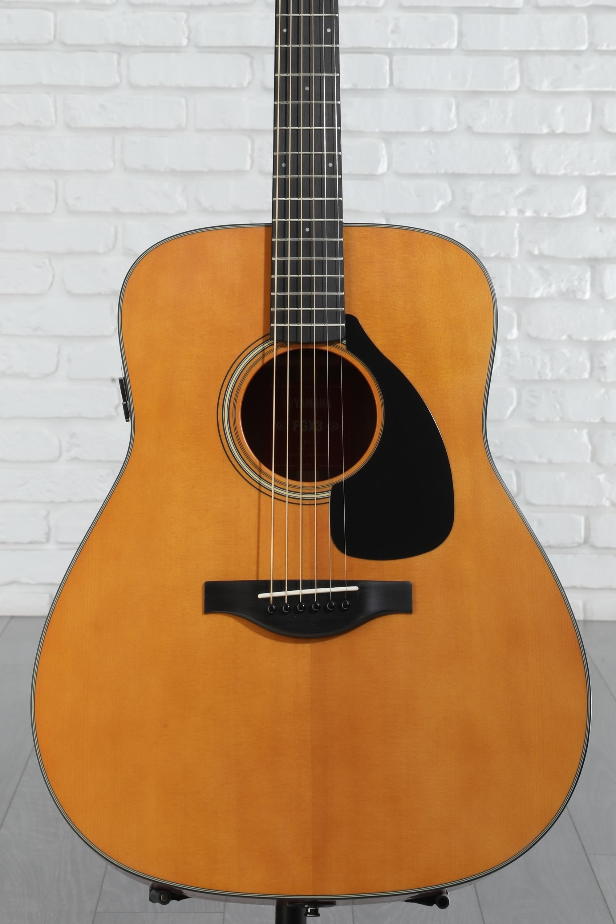 Yamaha Red Label FGX3 Acoustic Guitar - Natural | Sweetwater