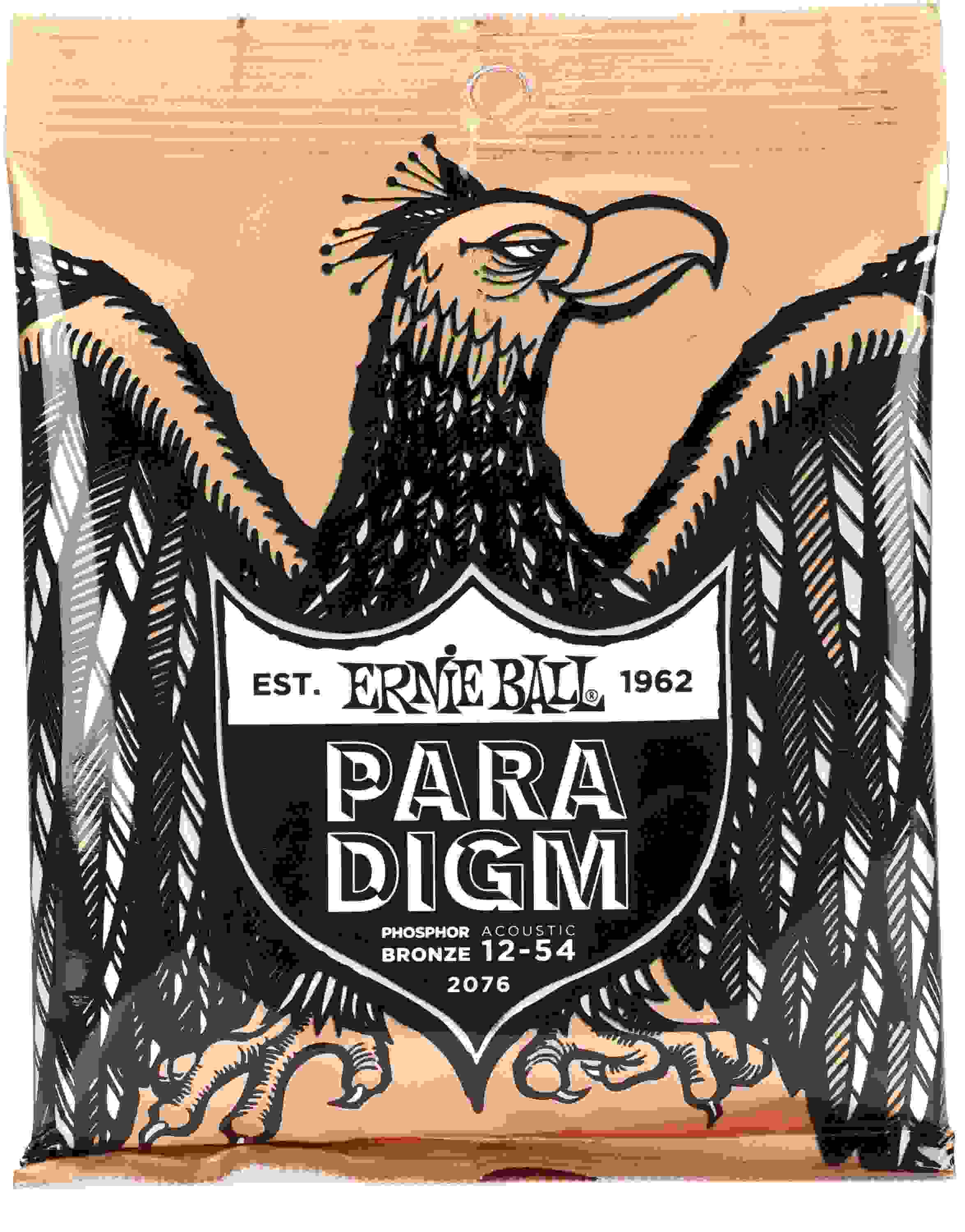 Ernie Ball 2076 Paradigm Phosphor Bronze Acoustic Guitar Strings - .012-.054 Medium Light