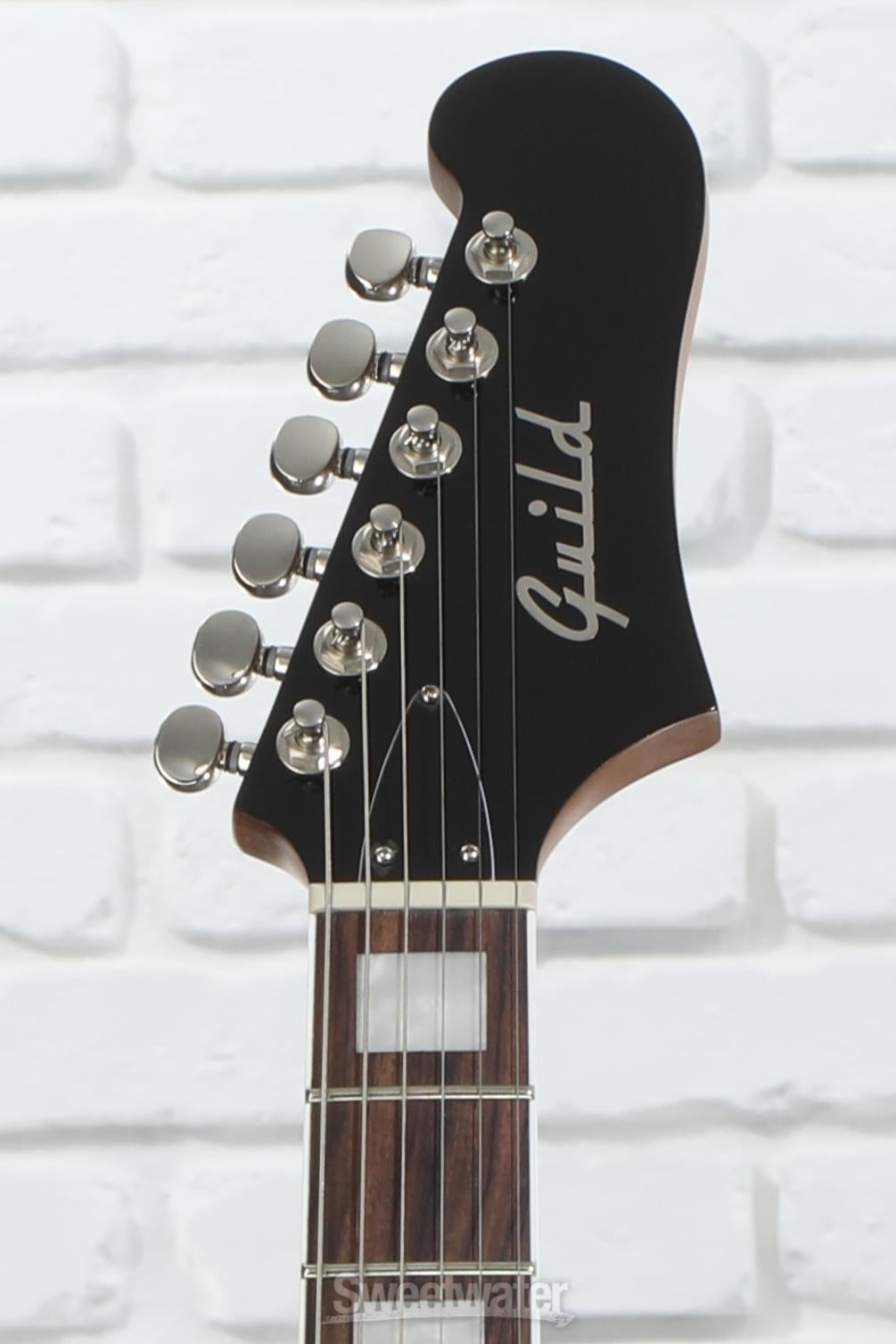 Guild Surfliner Deluxe Solidbody Electric Guitar - Black Metallic