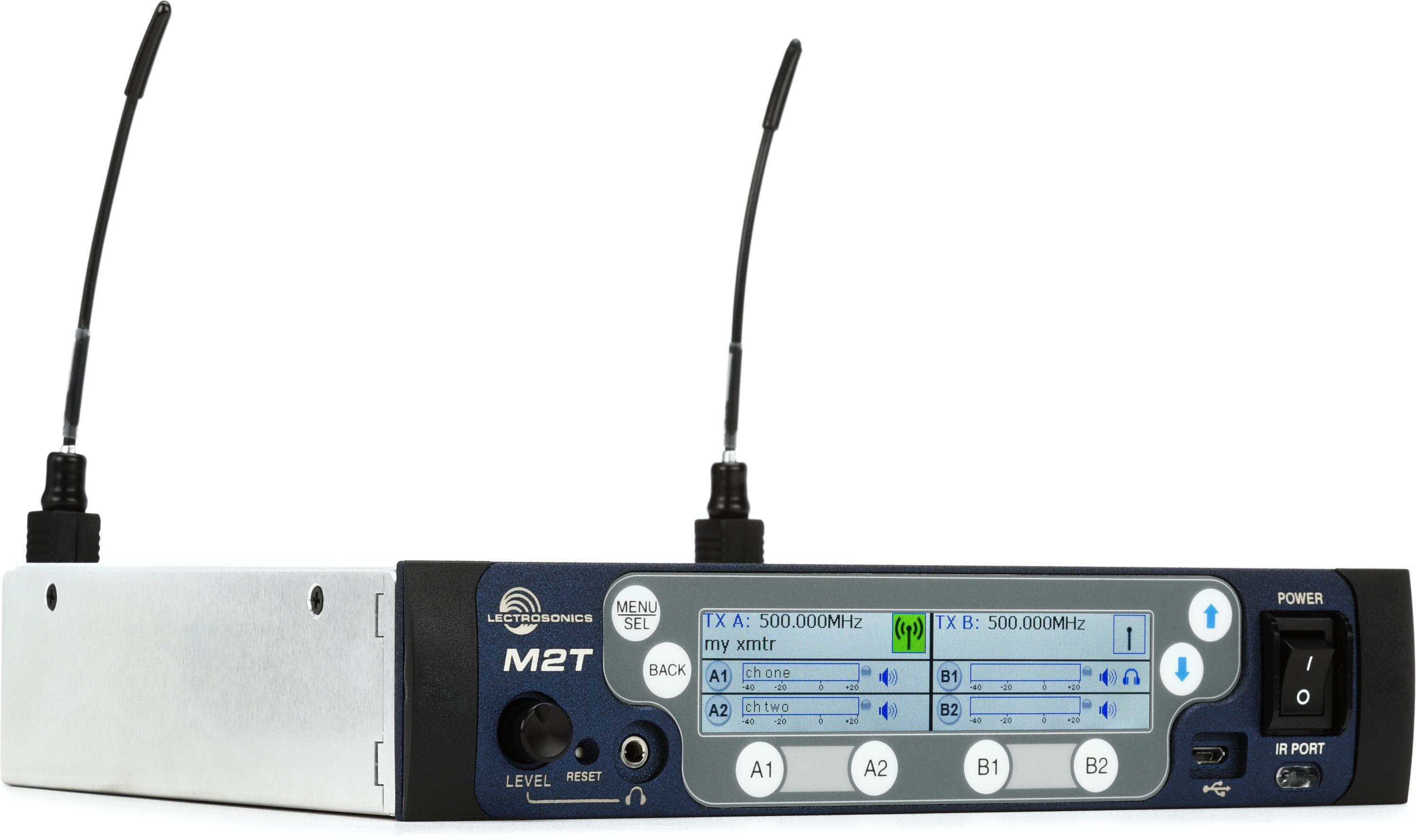 Lectrosonics M2T Digital IEM/IFB Wireless Transmitter with Dante