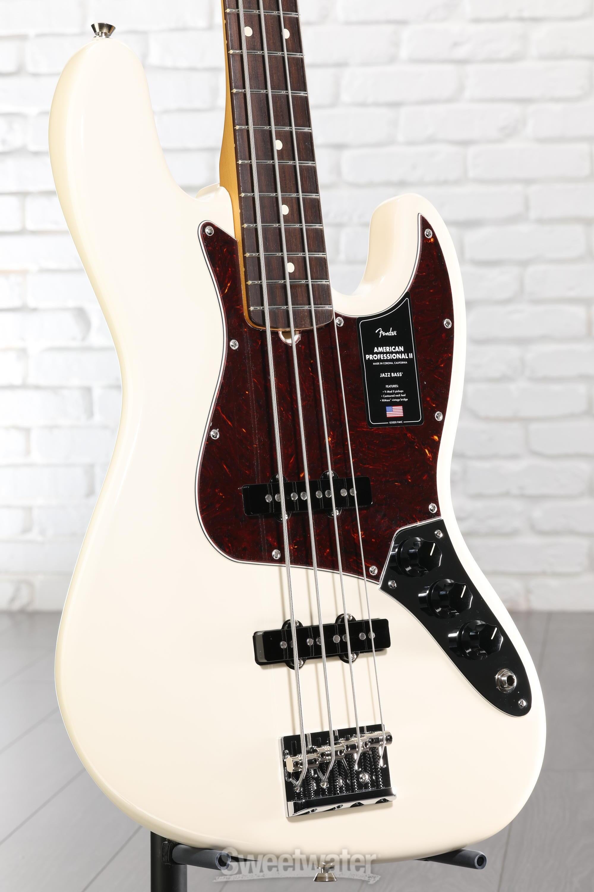 Fender American Professional II Jazz Bass - Olympic White with