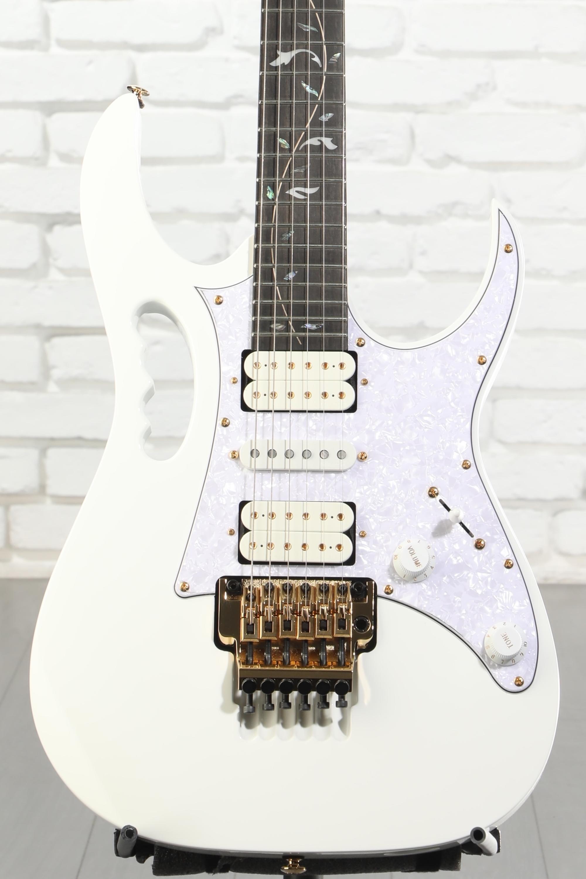 Ibanez Steve Vai Signature Premium JEM7VP - White | Sweetwater