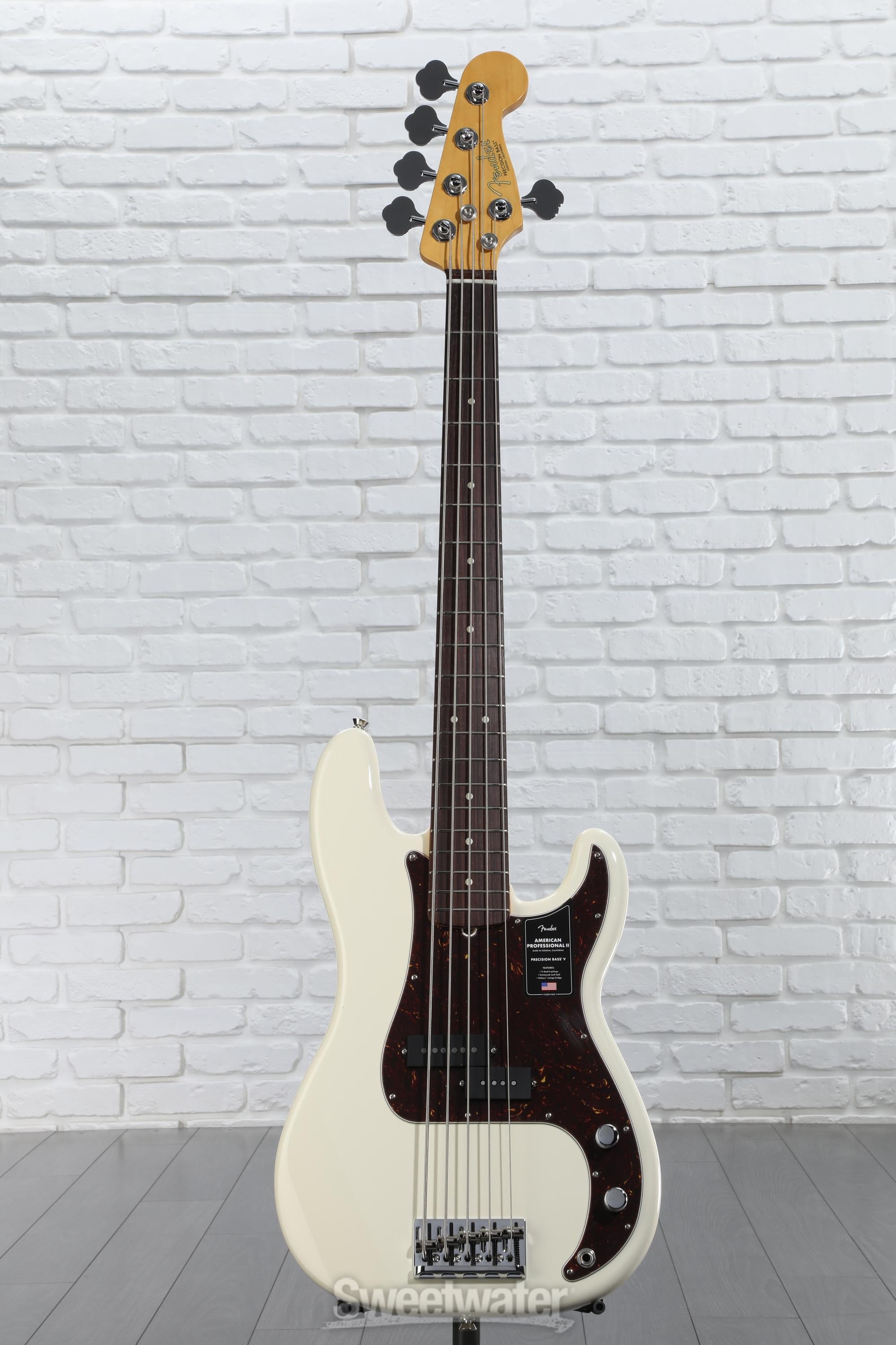 Fender American Professional II Precision Bass V - Olympic White