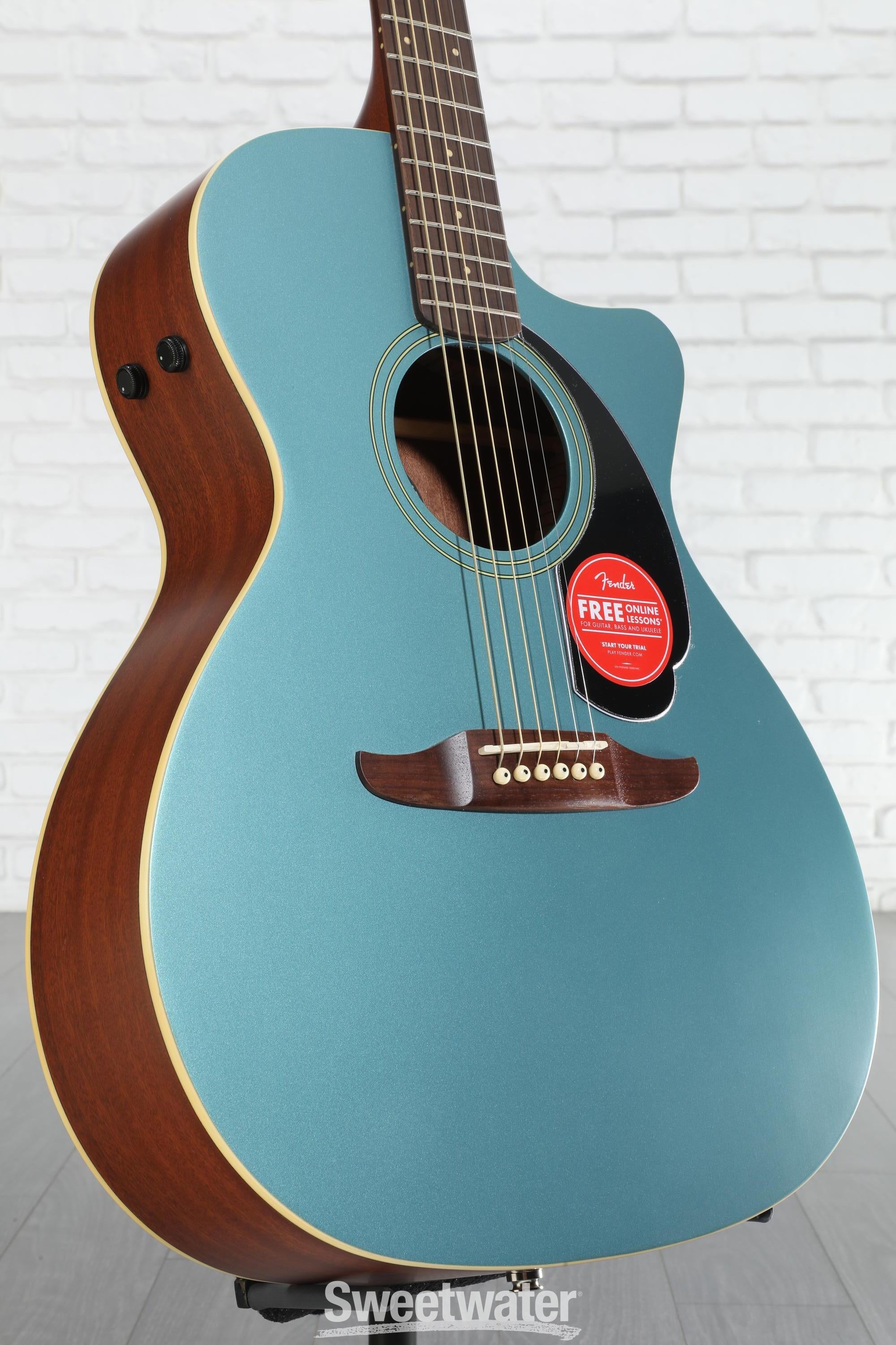 Fender Newporter Player Acoustic-electric Guitar - Tidepool