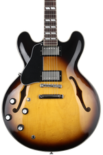 Photo of Gibson ES-345 Left-handed Semi-Hollow Electric Guitar - Vintage Burst