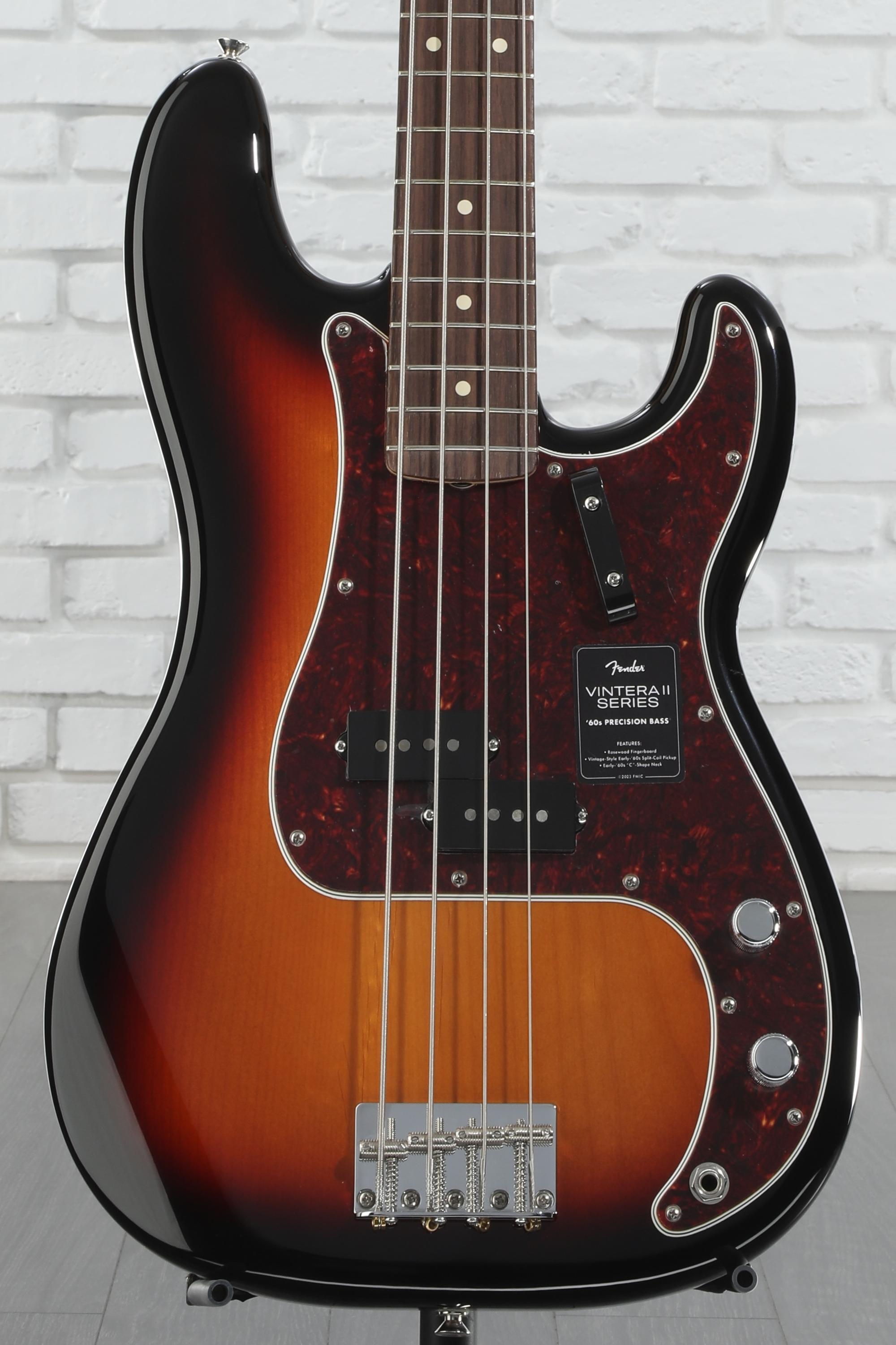ベース Fender VinteraII 60s Precision Bass Fender Vintera II '60s Precision Bass - 3-color Sunburst