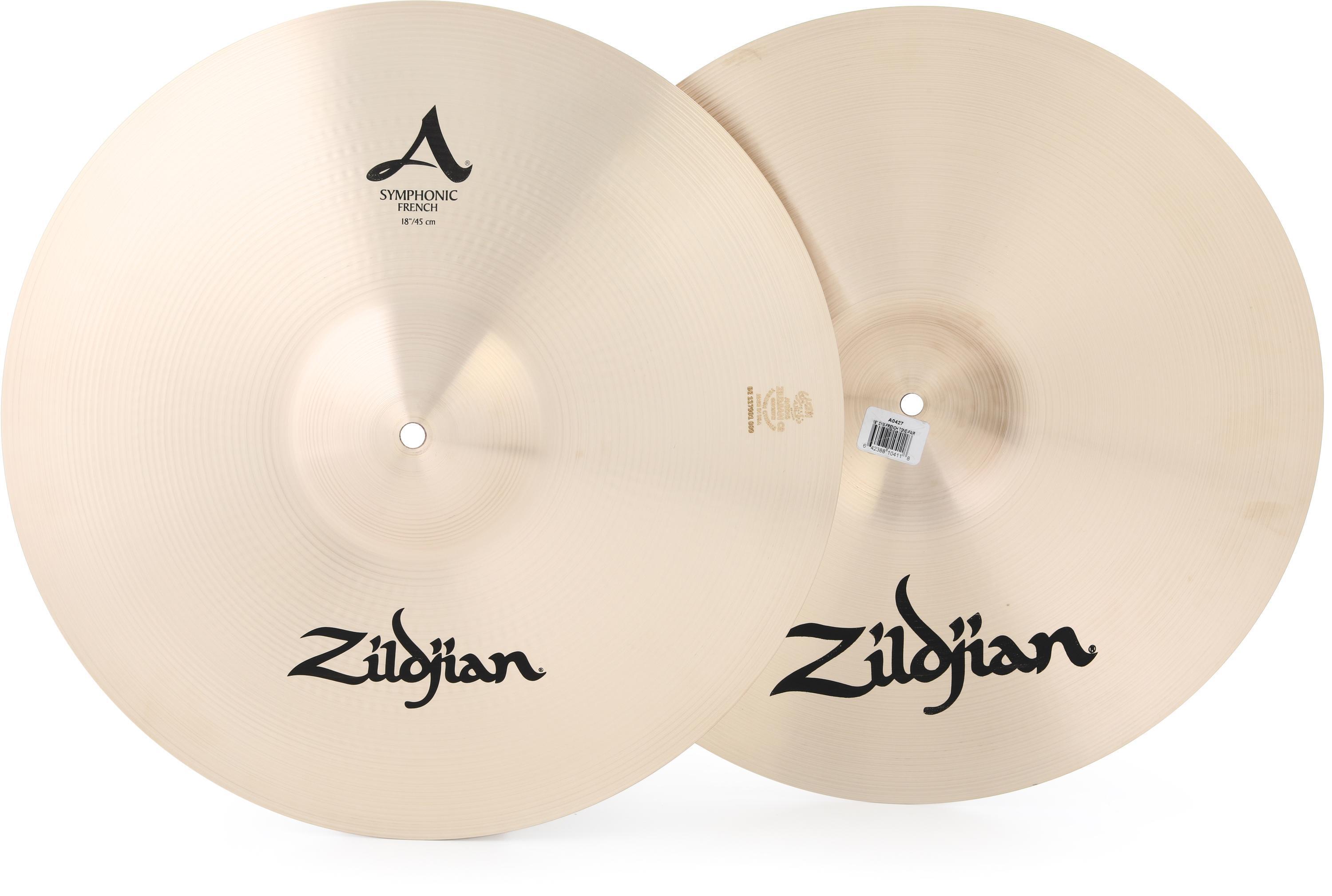 Zildjian Symphonic Viennese Tone Orchestral Hand Cymbal Pair - 18