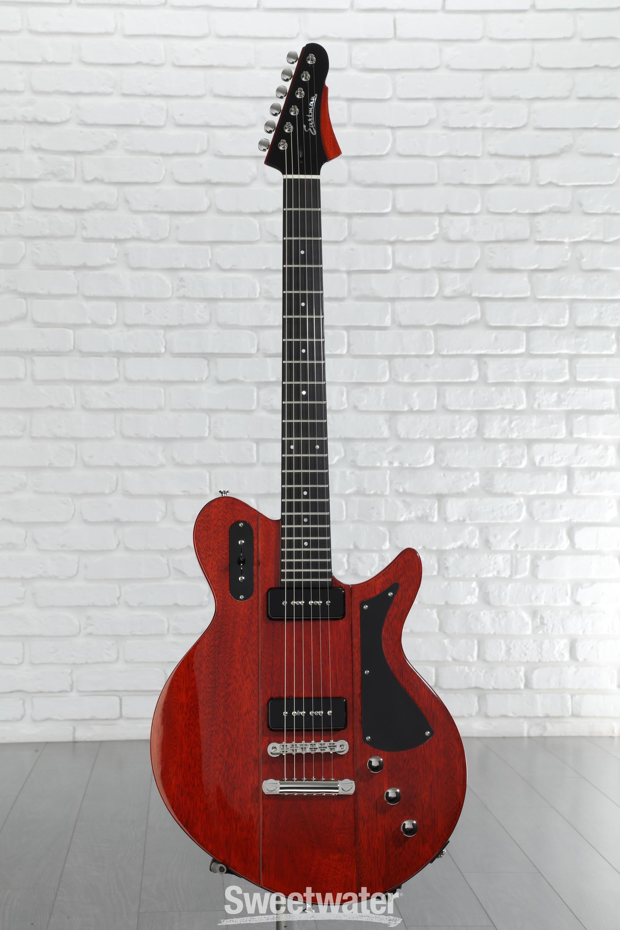 Eastman ER-3 Antique Red セミアコ Eastman Guitars Juliet P-90 Electric Guitar - Vintage Red