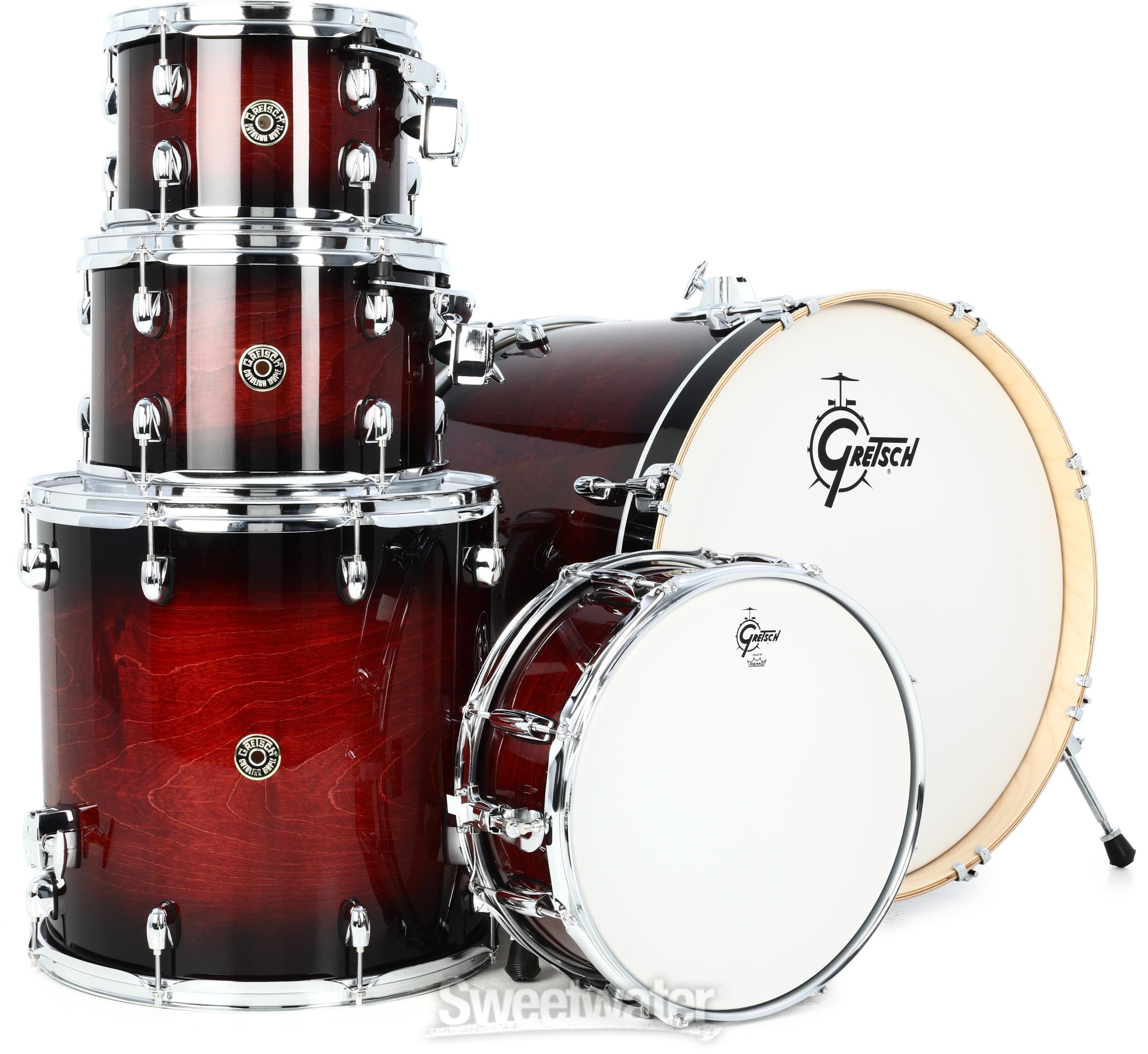 Gretsch Drums Catalina Maple CM1-E825 5-piece Shell Pack with Snare Drum -  Deep Cherry Burst