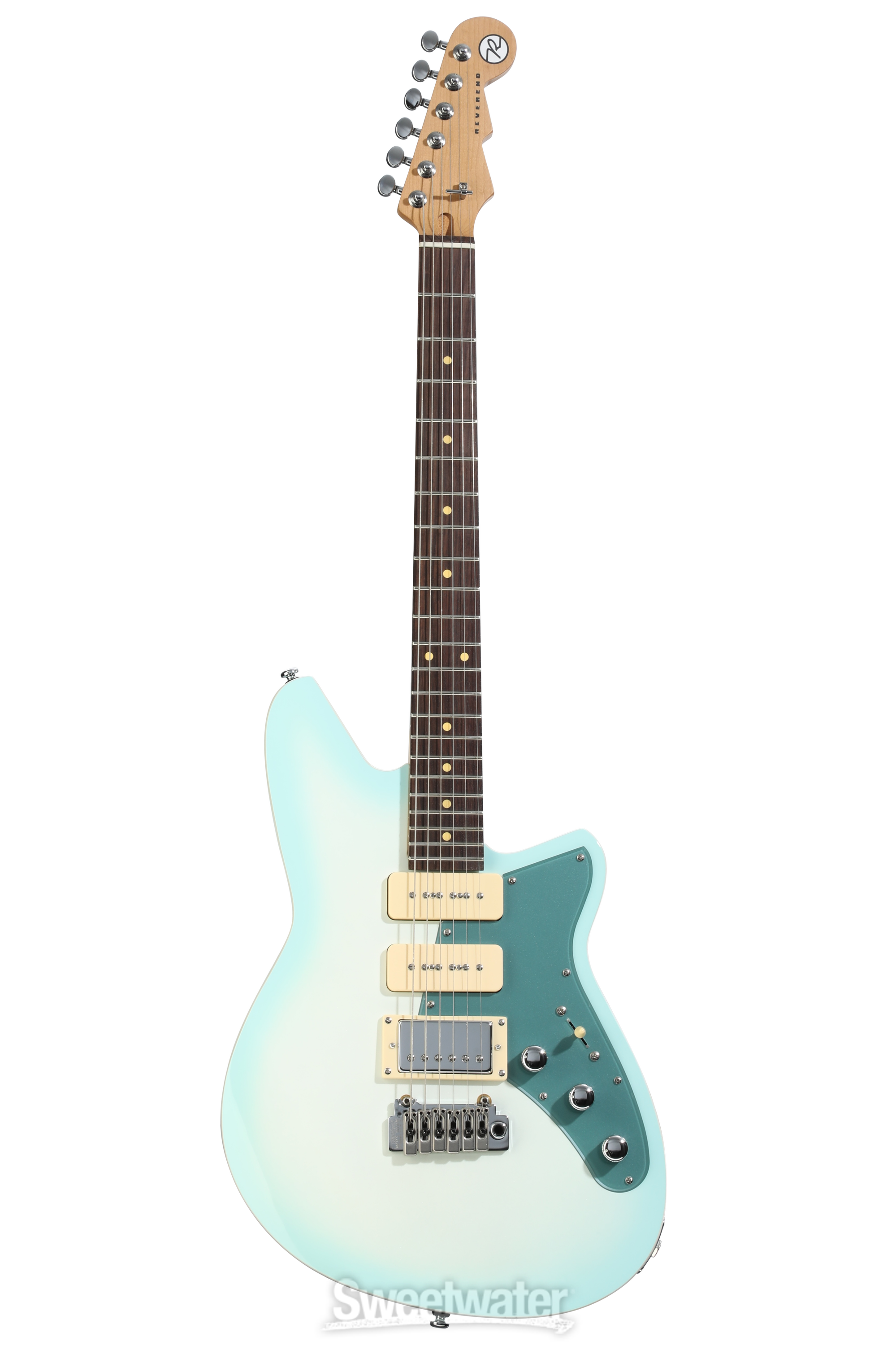 Reverend Six Gun HPP Electric Guitar - Chronic Blue Burst
