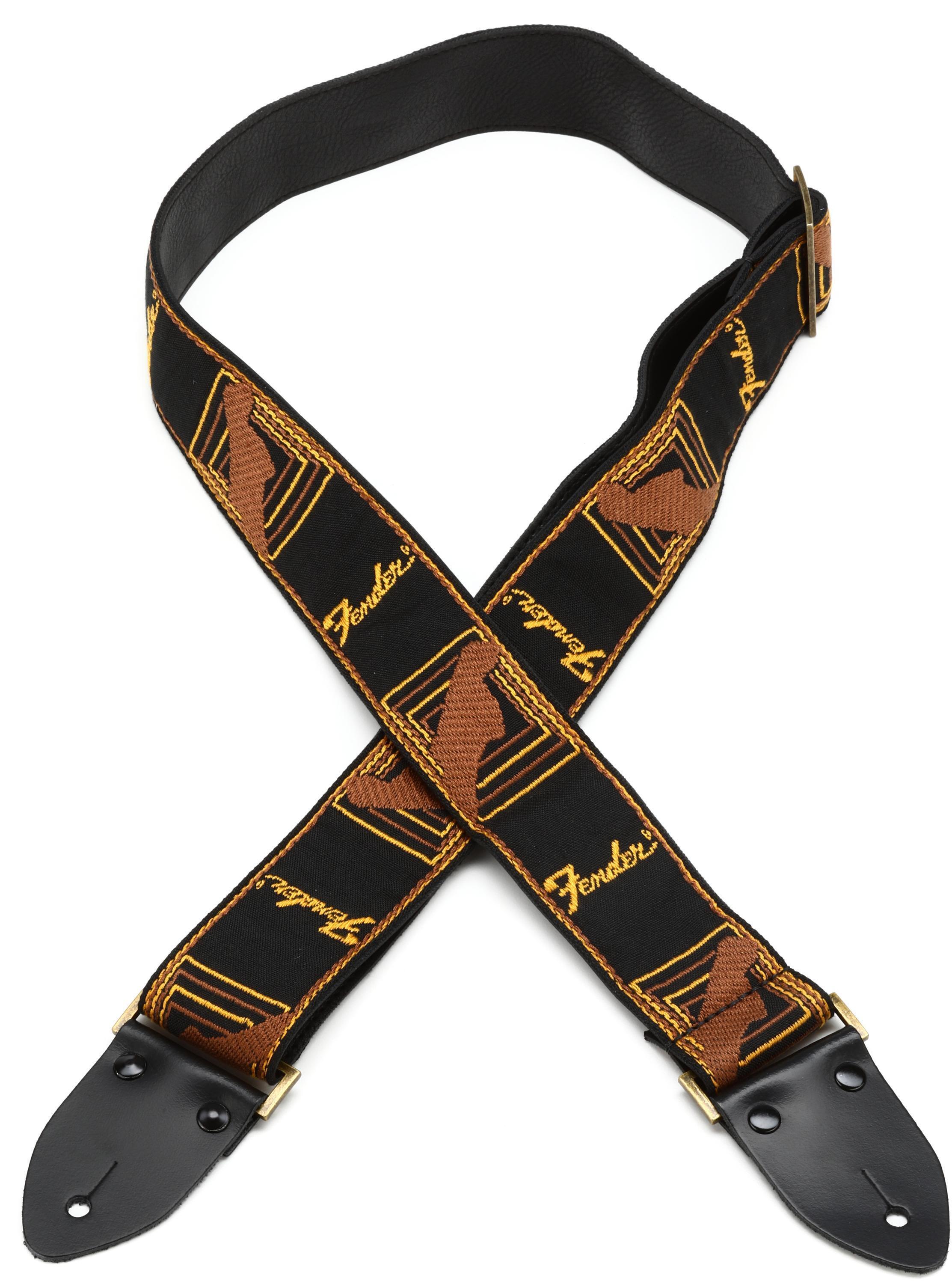 Fender Legacy Vintage Monogram Guitar Strap | Sweetwater