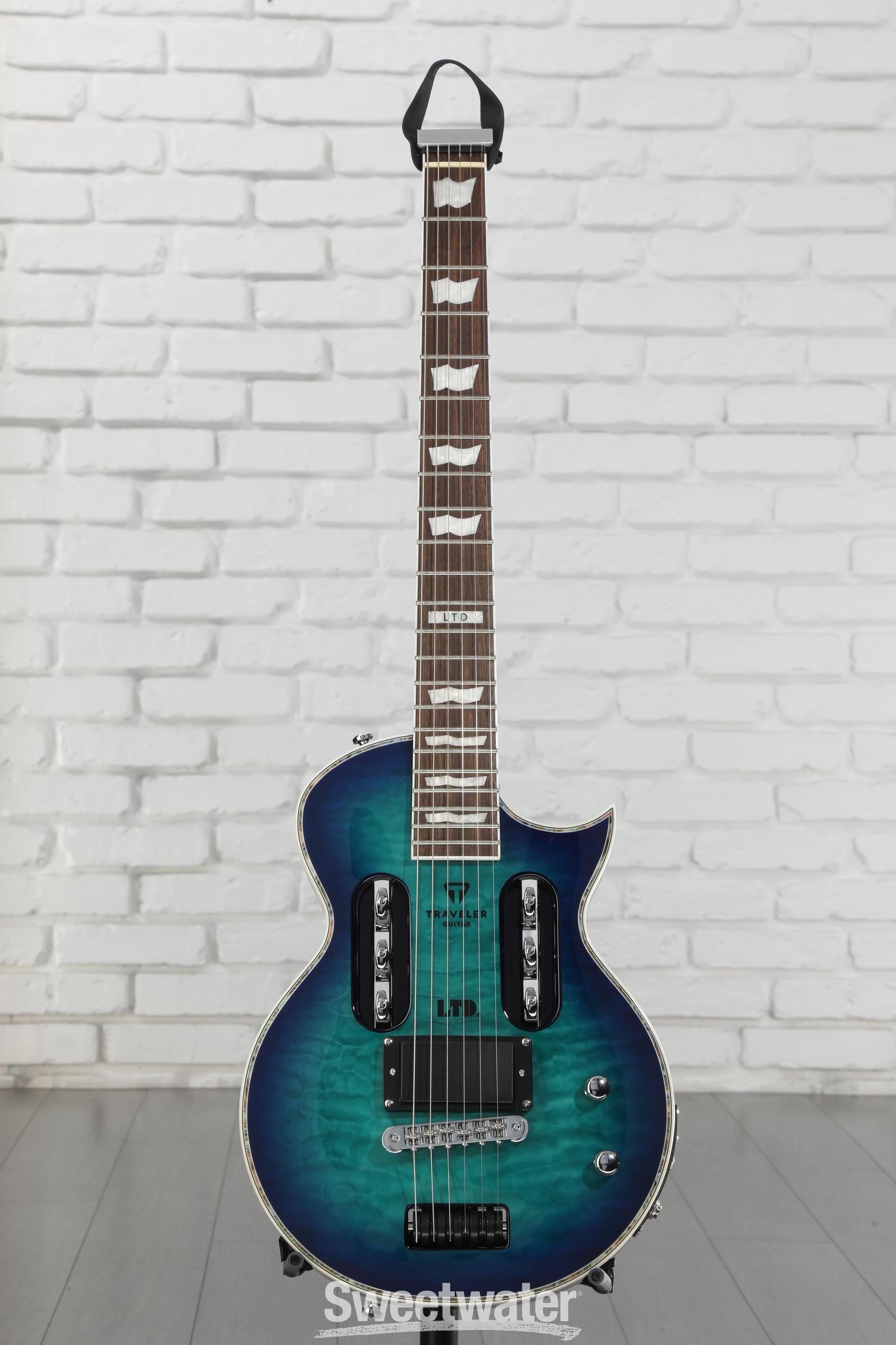 Traveler Guitar LTD EC-1 Quilted Maple Violet Shadow - Sweetwater