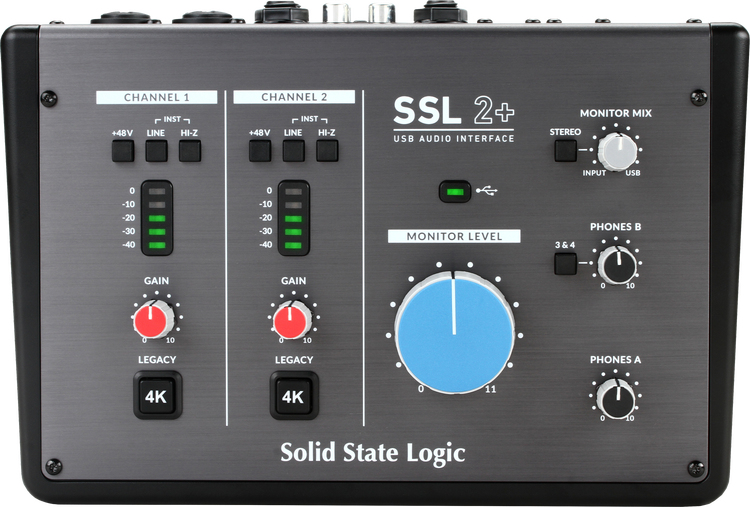 Solid State Logic SSL2+ USB Reviews | Sweetwater Interface Audio