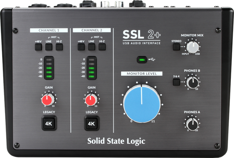 Solid State Logic SSL2+ | Reviews Interface USB Sweetwater Audio