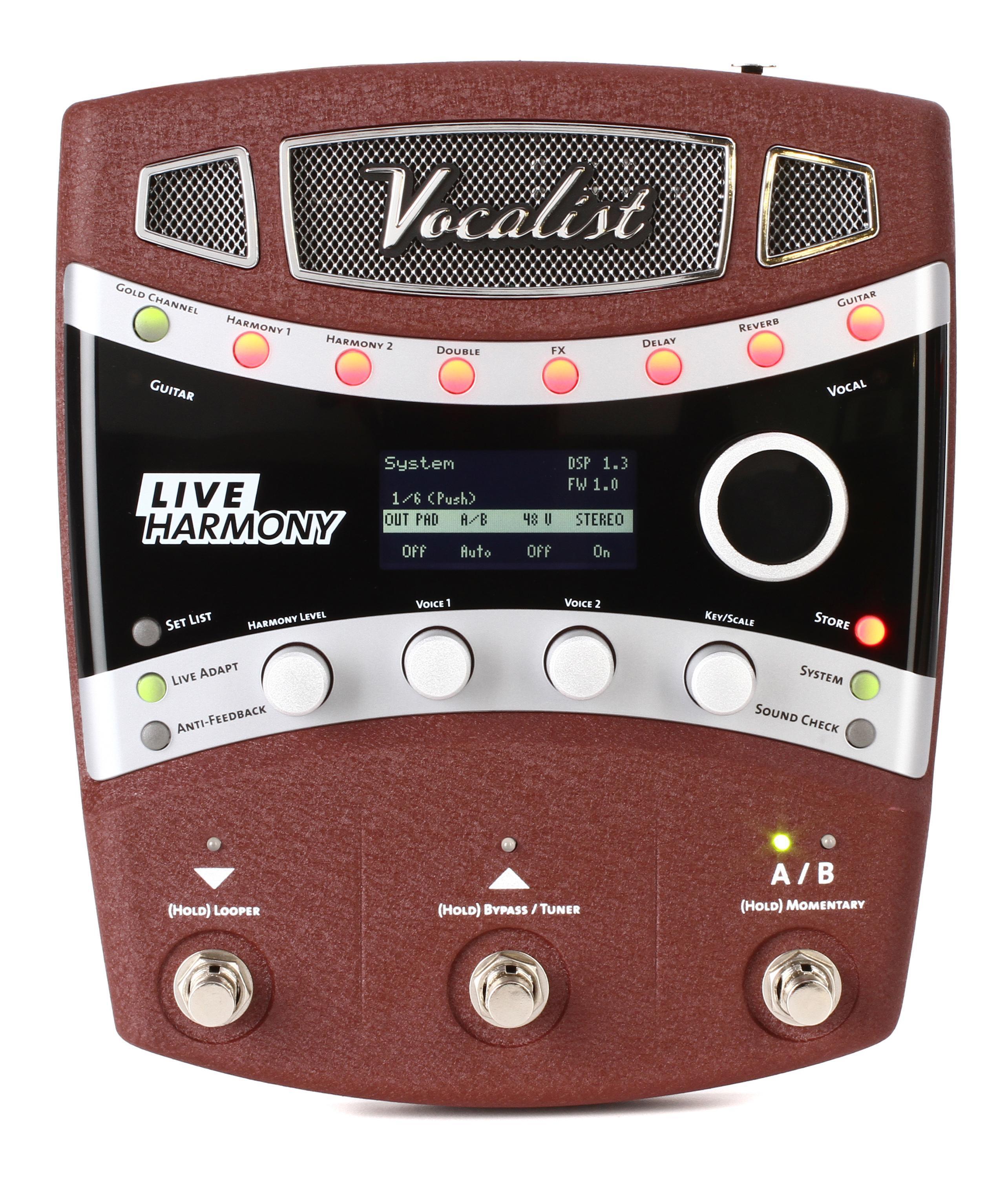 DigiTech Vocalist Live Harmony - Vocal FX Processor | Sweetwater