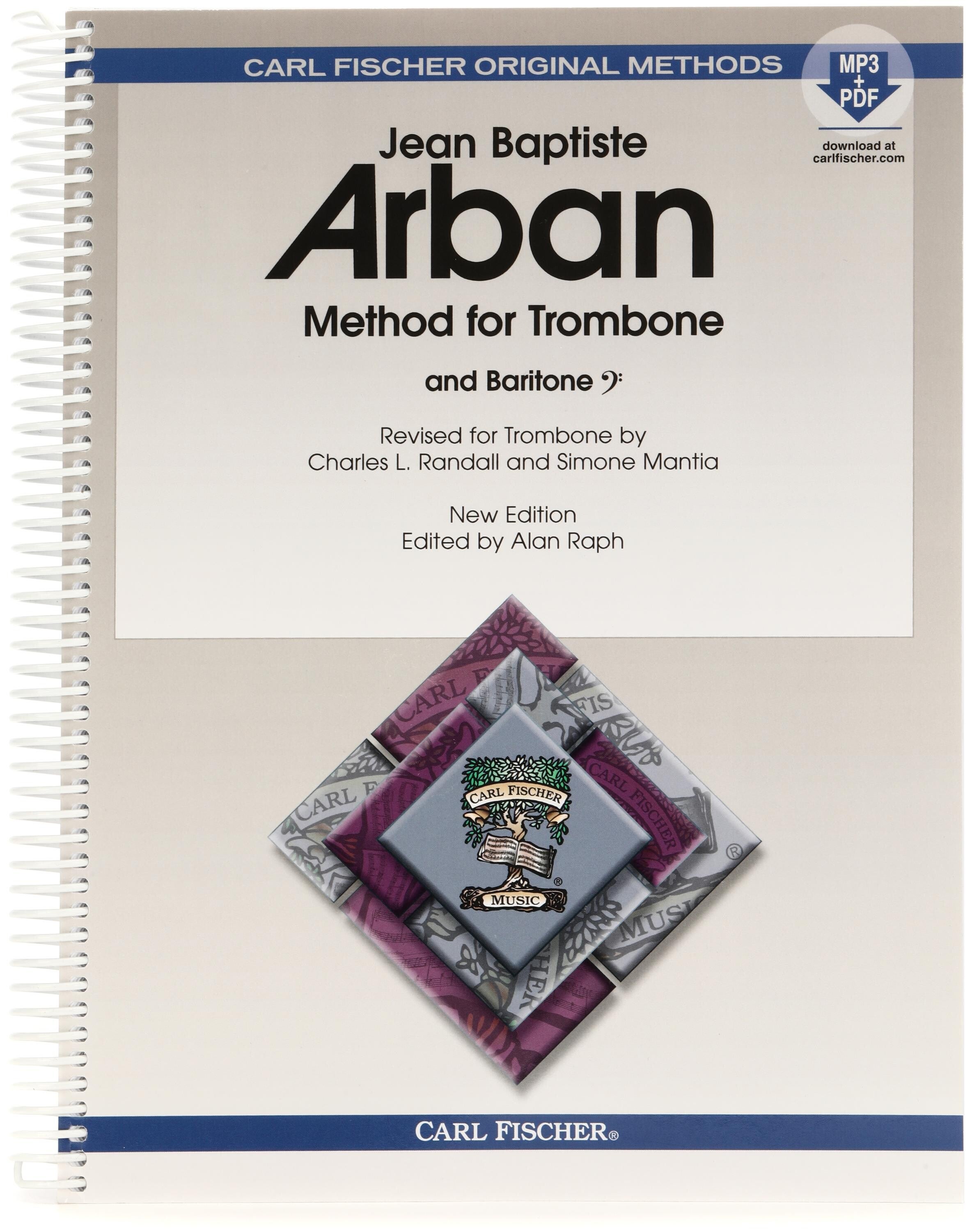 Carl Fischer Jean-Baptiste Arban Method for Trombone Book