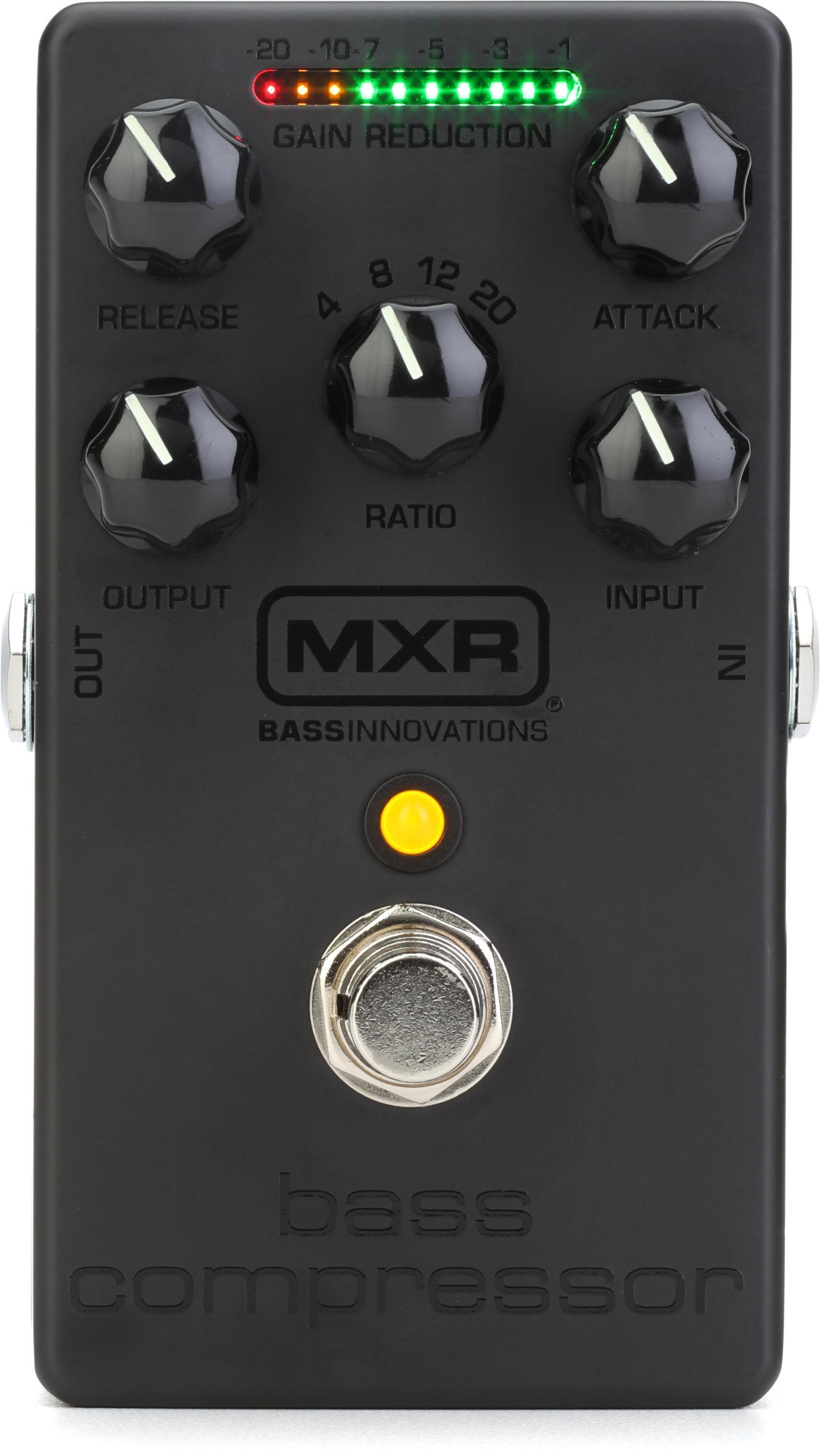 MXR M87 Bass Compressor Pedal - Blackout Series | Sweetwater