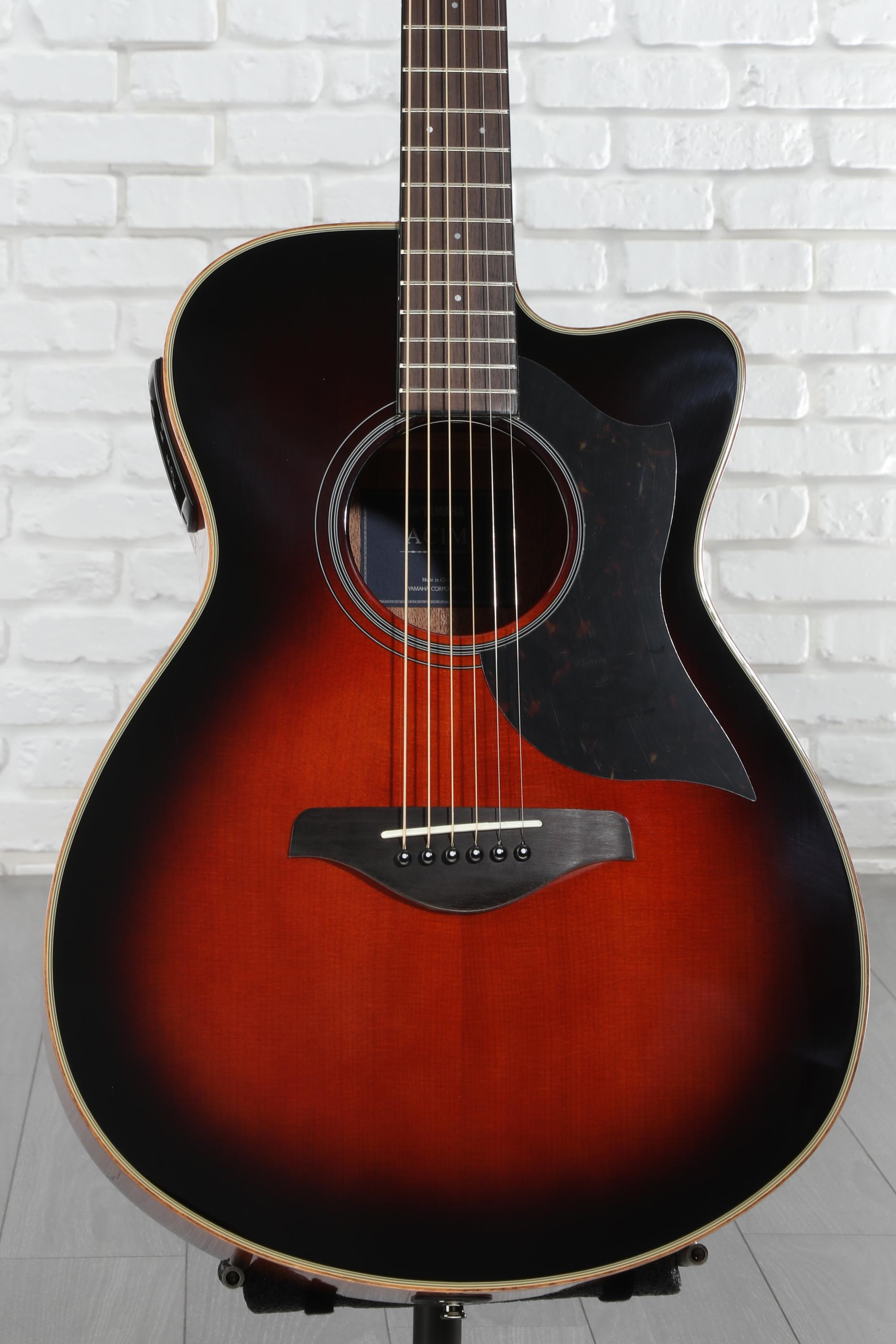 Yamaha AC1M Concert Cutaway Acoustic-electric Guitar - Tobacco