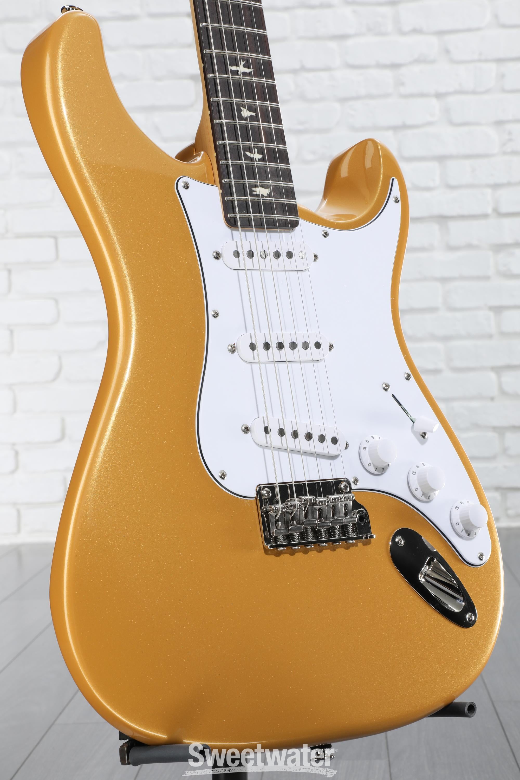 PRS SE Silver Sky Electric Guitar - Gold Spark, Sweetwater Exclusive