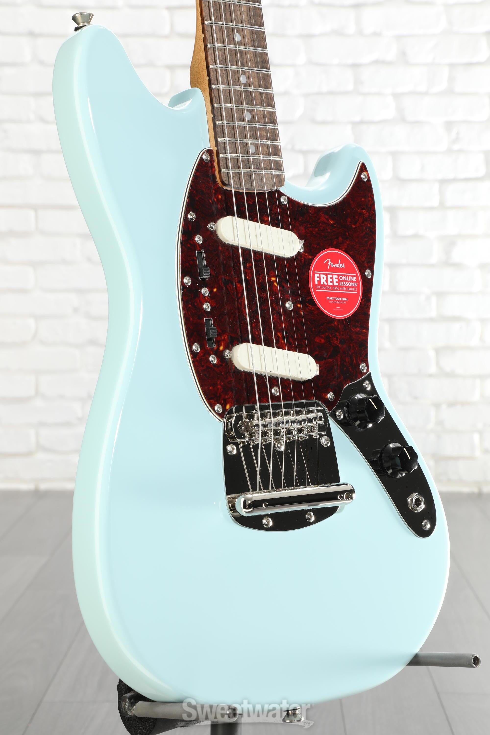 Squier Classic Vibe '60s Mustang Electric Guitar - Sonic Blue
