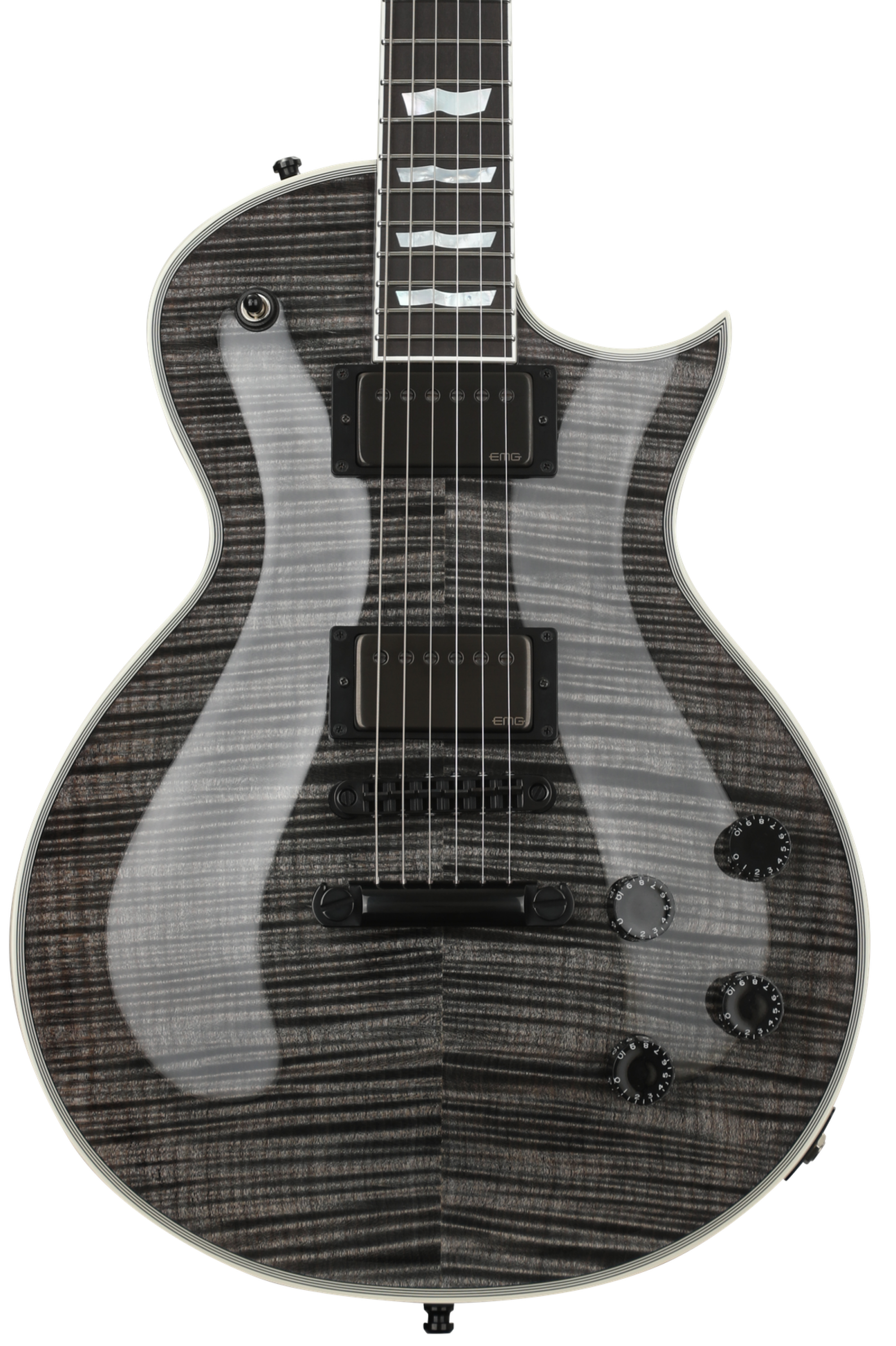 ESP Japanese Custom Eclipse - See-Thru Black | Sweetwater