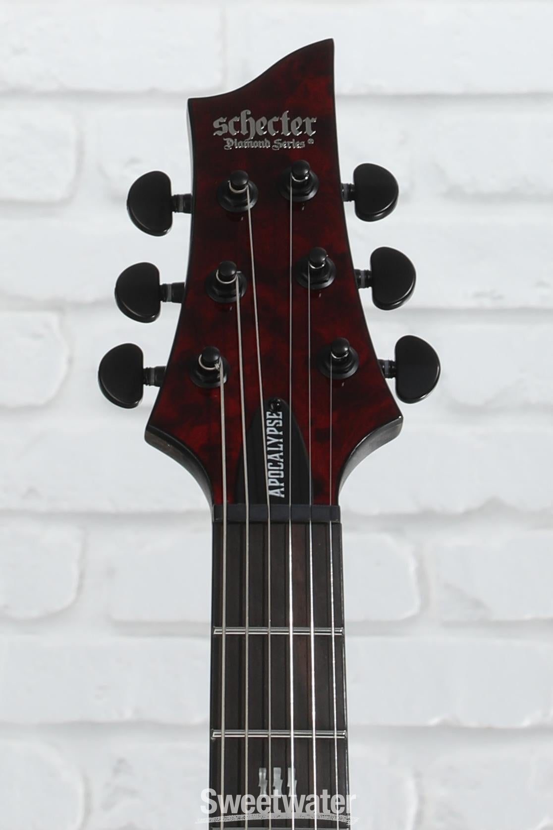 Schecter C-1 Apocalypse Electric Guitar - Red Reign | Sweetwater