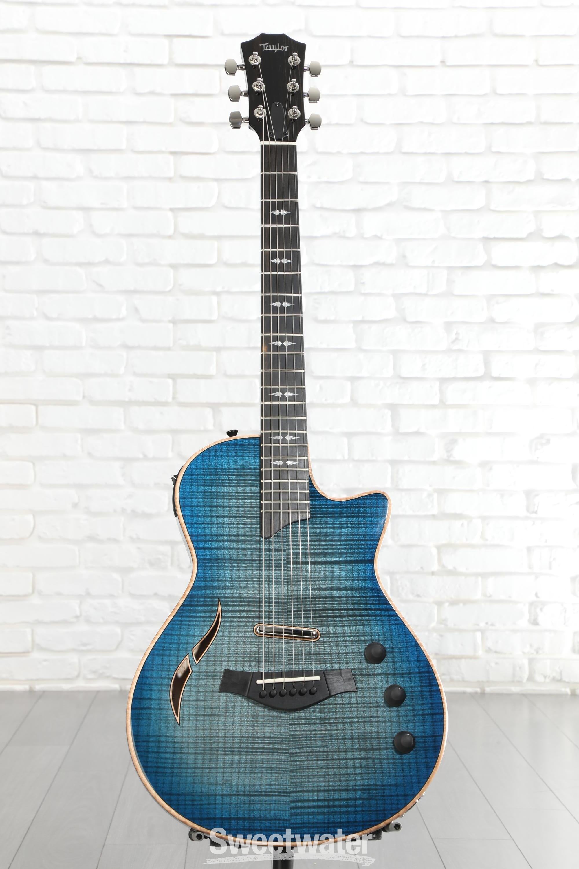 Taylor T5z Pro Hollowbody Electric Guitar - Harbor Blue | Sweetwater