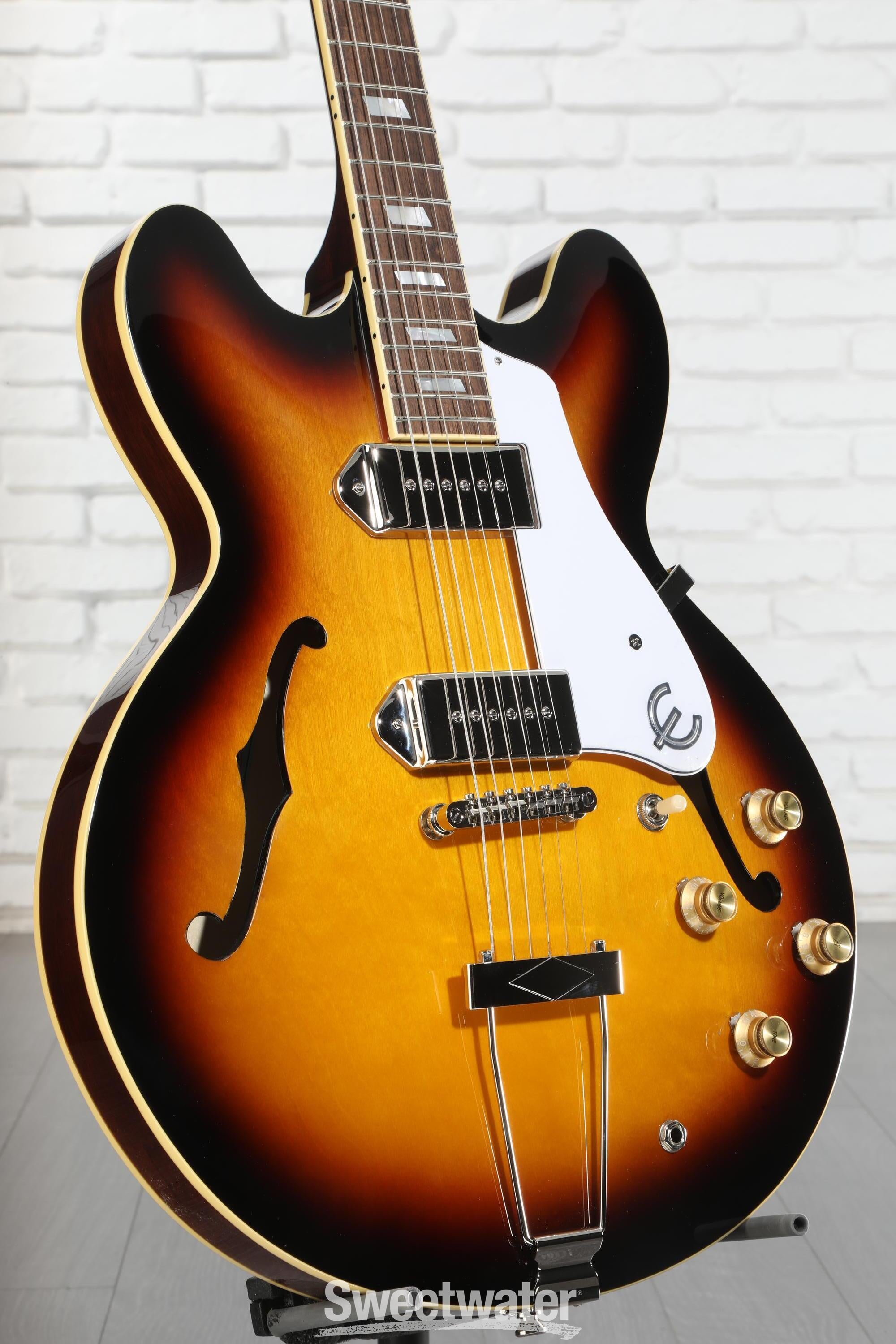Epiphone Casino サンバースト Amazon.com: Epiphone Casino Archtop Hollowbody, Vintage