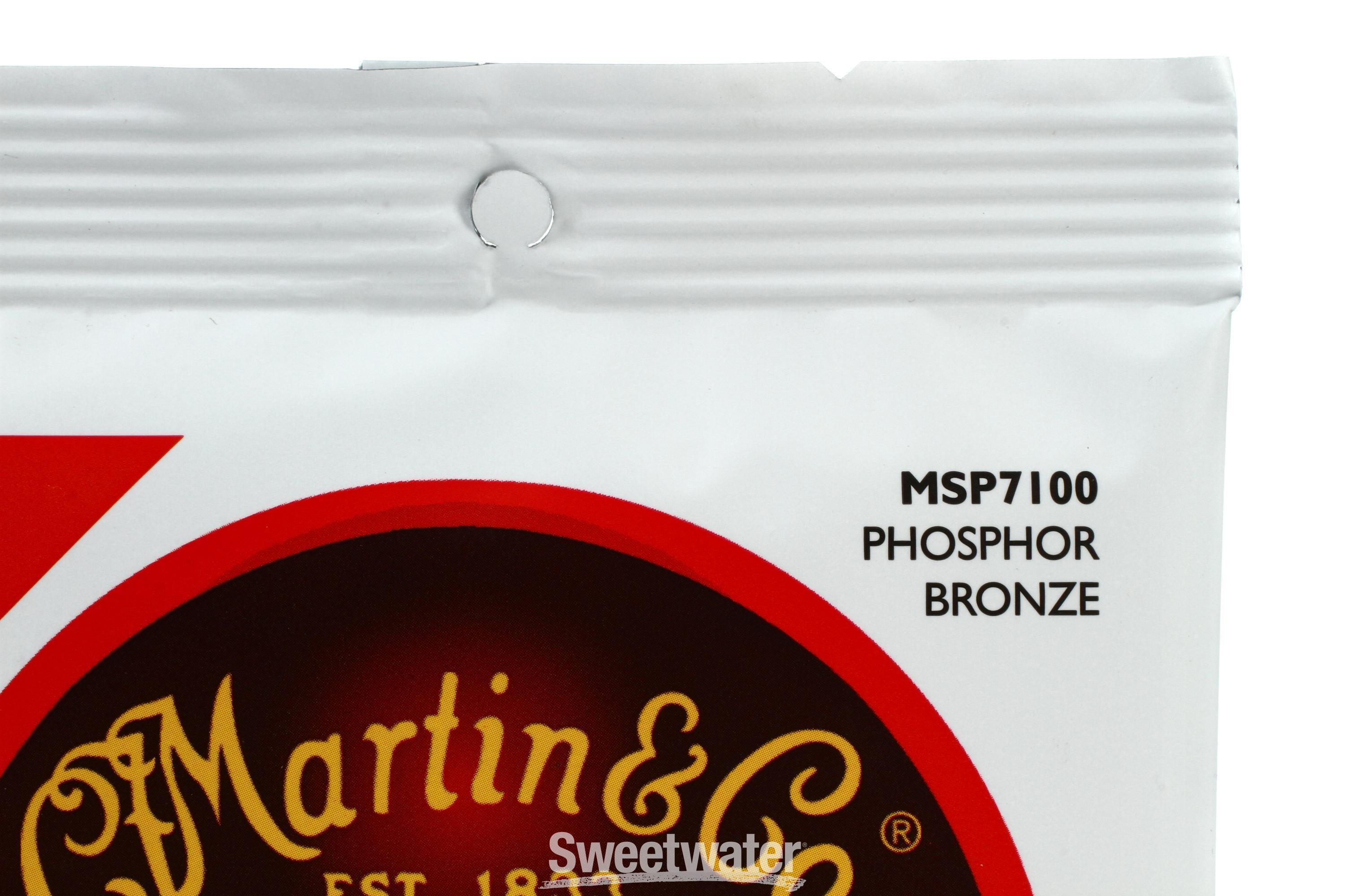 Martin MSP7100 SP Lifespan 92 8 Phosphor Bronze Light Acoustic