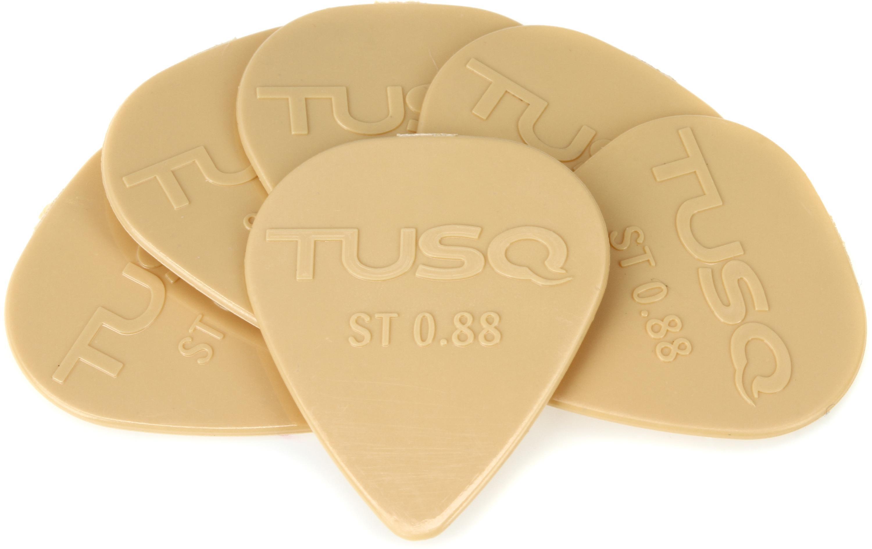 Photo of Graph Tech PQP-0088-V6 TUSQ Standard Guitar Picks - 0.88mm Warm Tone (6-pack)