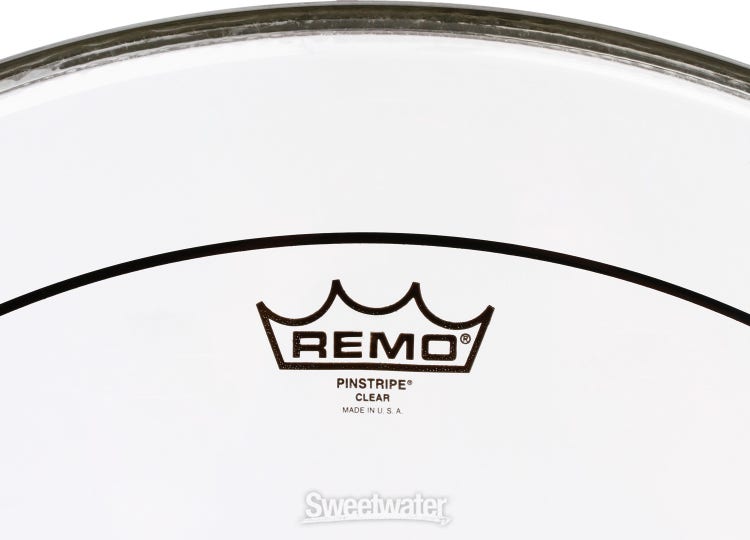 Remo Pinstripe Clear Bass Drumhead - 24 inch
