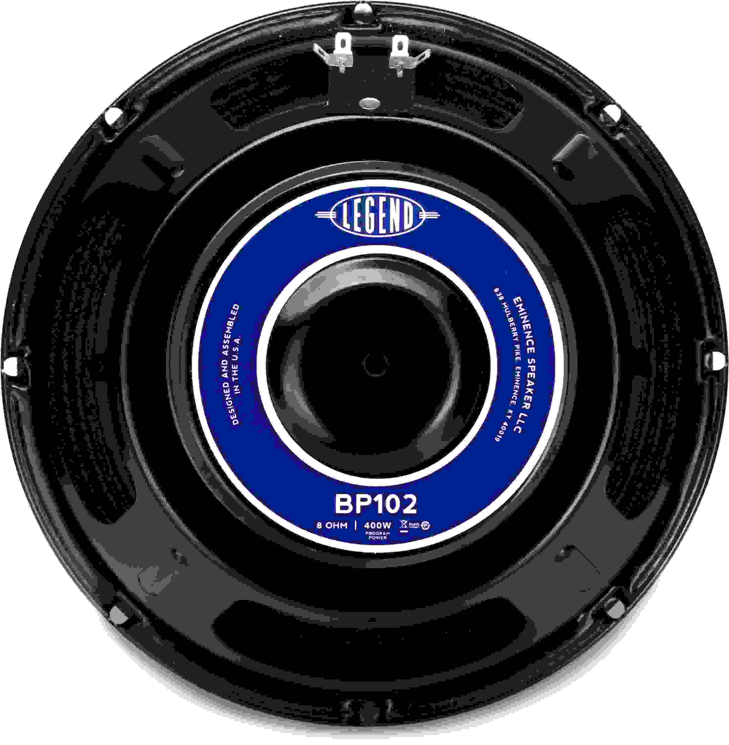 Eminence Legend BP102 10inch 400watt Replacement Bass Amp Speaker 8