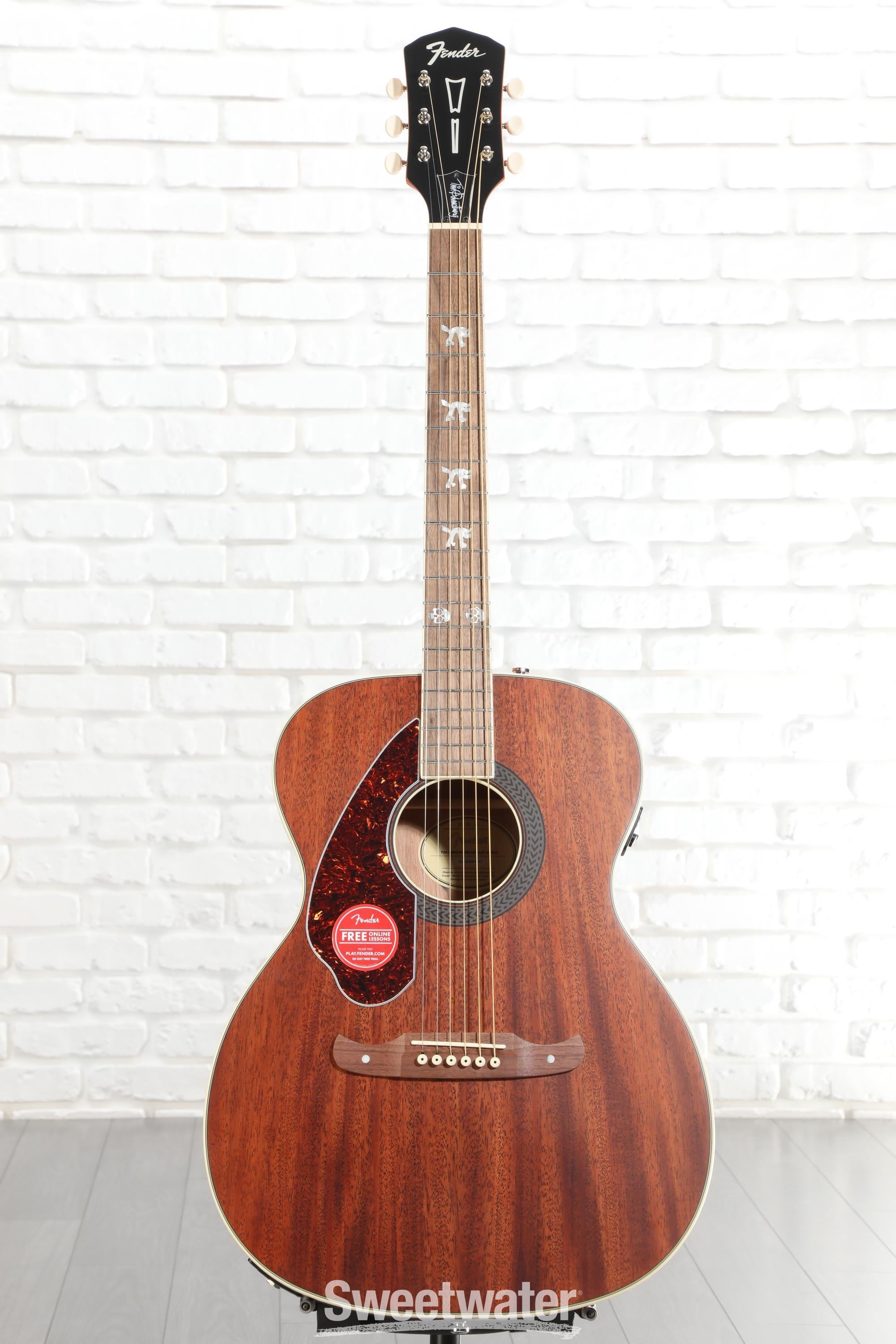 Fender Tim Armstrong Hellcat, Left-Handed Acoustic-Electric Guitar