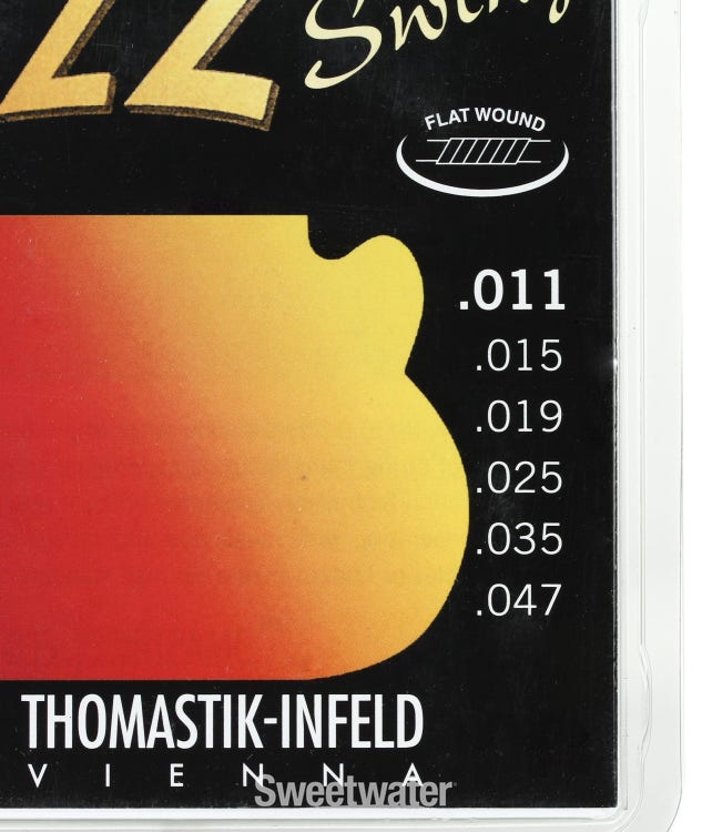 Thomastik-Infeld JS111 Jazz Swing Flatwound Electric Guitar Strings - .011-.047 Light