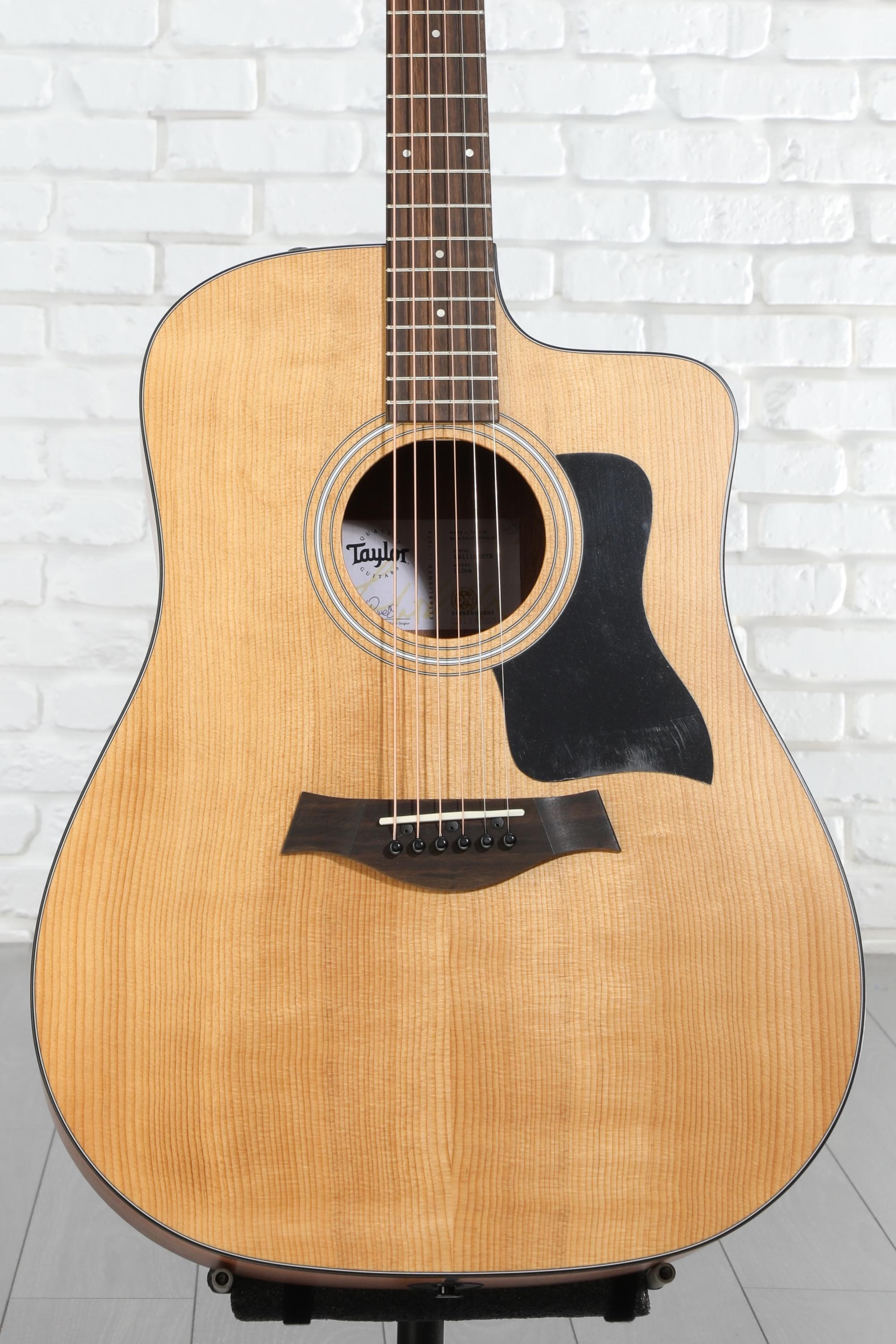 ギター Taylor 110ce NAT Taylor 110ce Dreadnought Acoustic-Electric Guitar Natural | Guitar