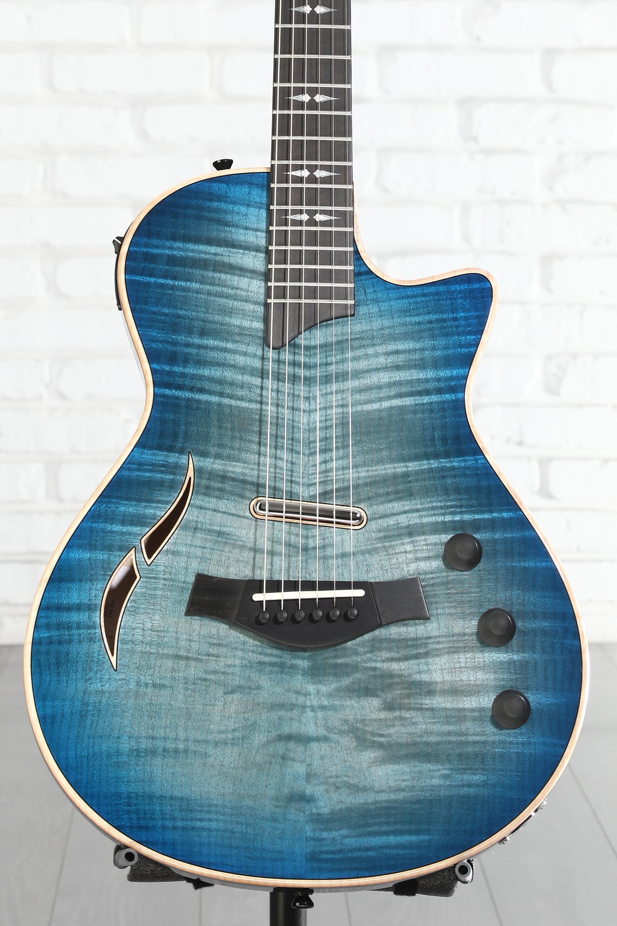 Taylor T5z Pro Hollowbody Electric Guitar - Harbor Blue | Sweetwater