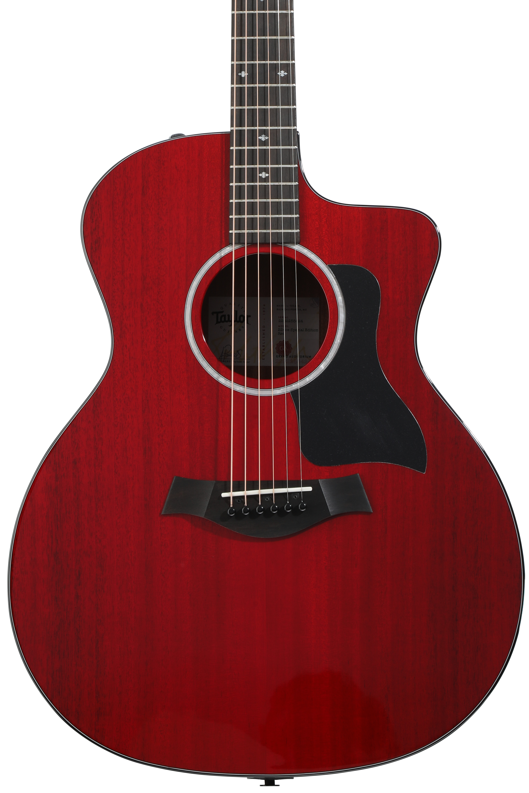 Taylor 224ce Special Edition Acoustic-electric Guitar - Transparent Red