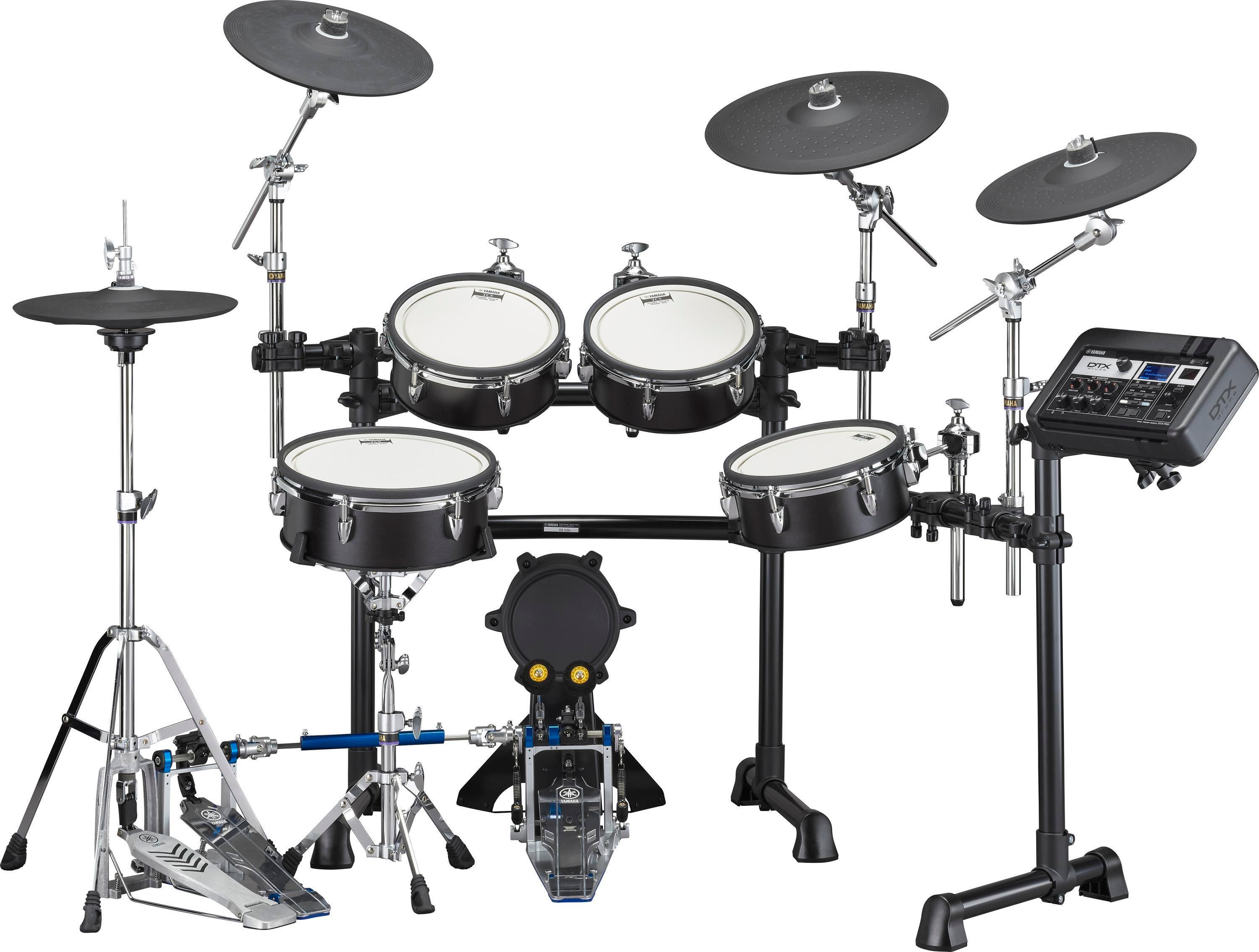 Yamaha DTX8K-X Electronic Drum Set with TCS Heads - Black Forest