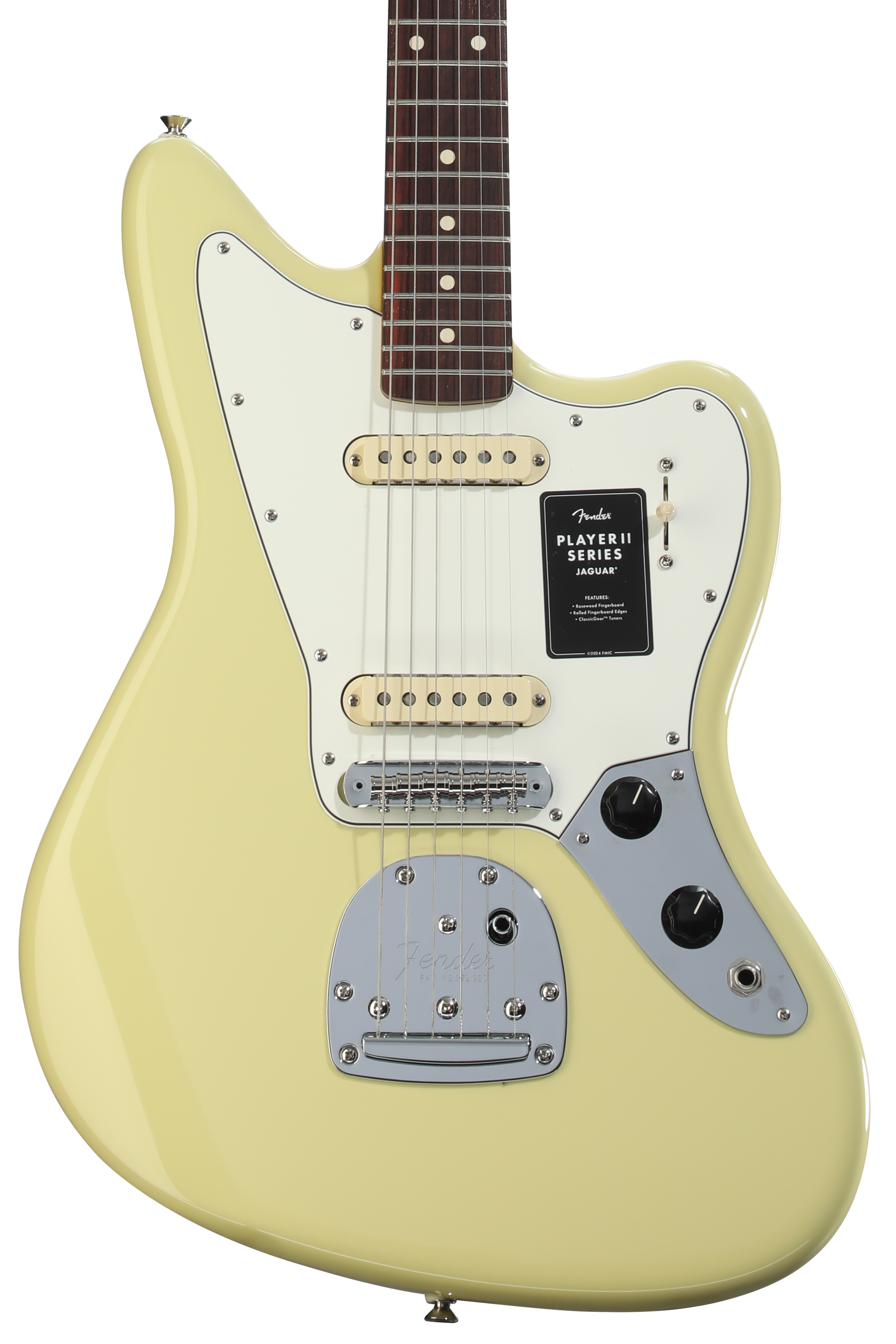 Fender Player II Jaguar Electric Guitar - Hialeah Yellow