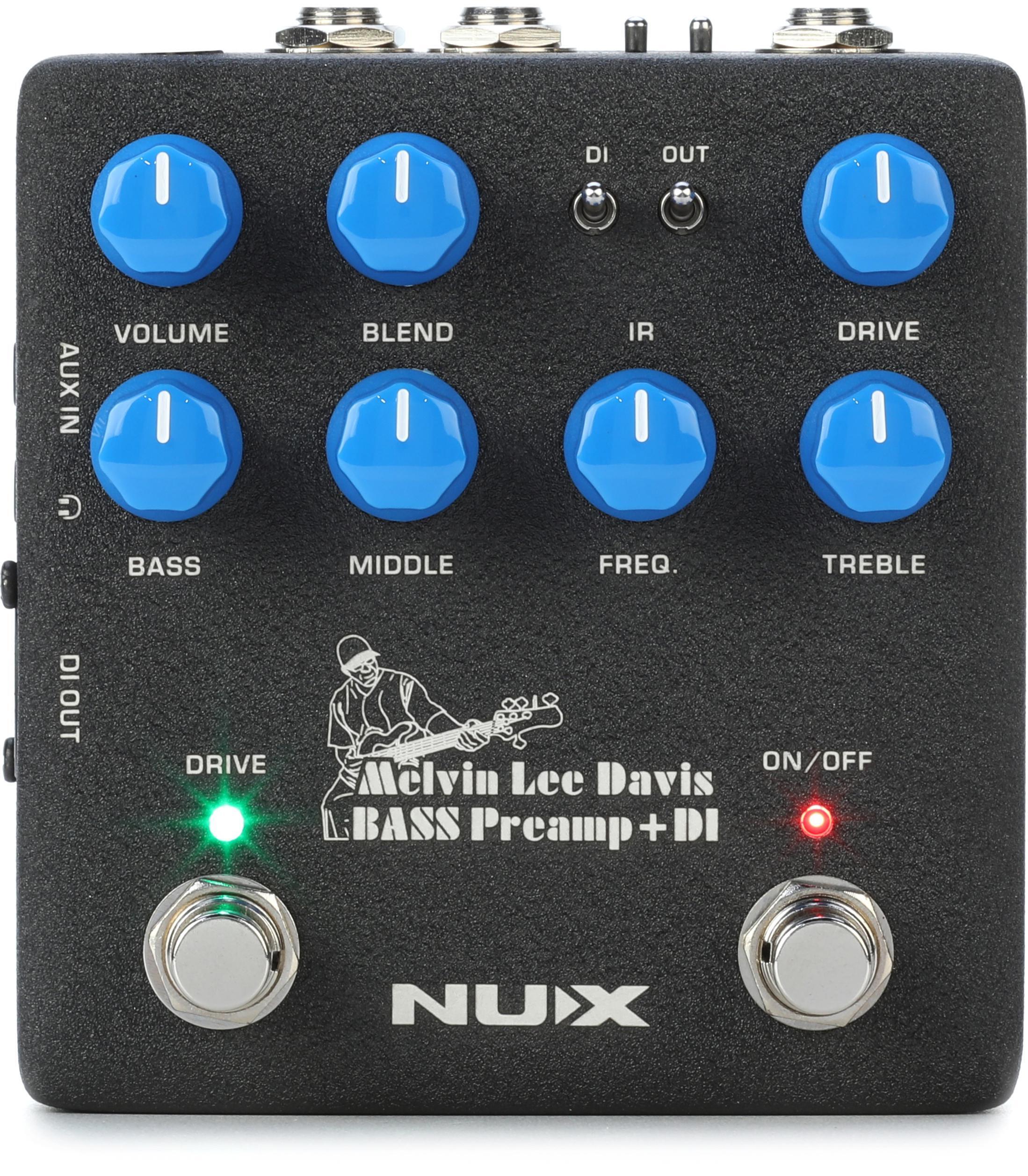 NUX Melvin Lee Davis Bass Preamp + DI Pedal | Sweetwater
