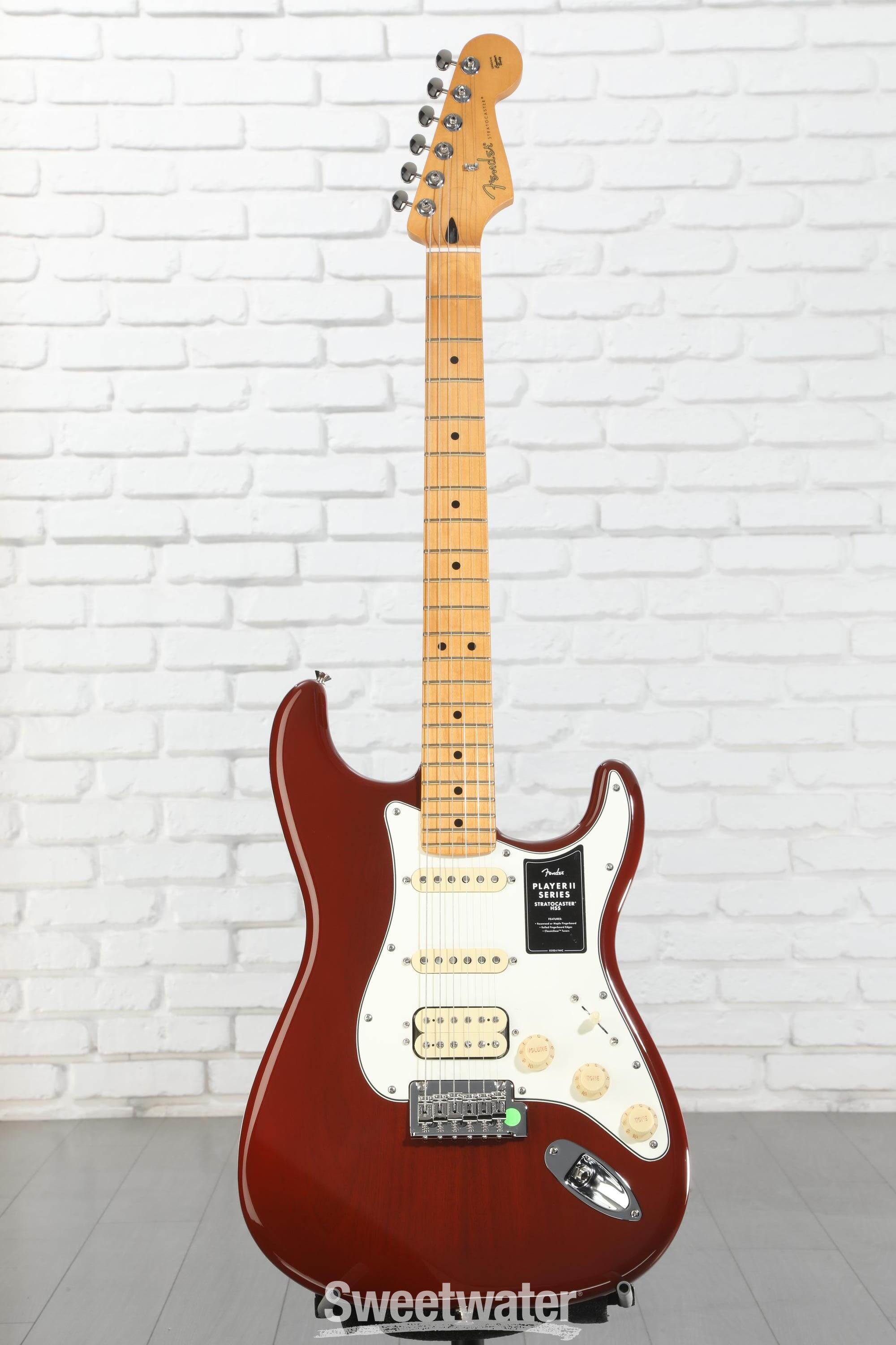 Fender Player II Stratocaster HSS Electric Guitar - Transparent